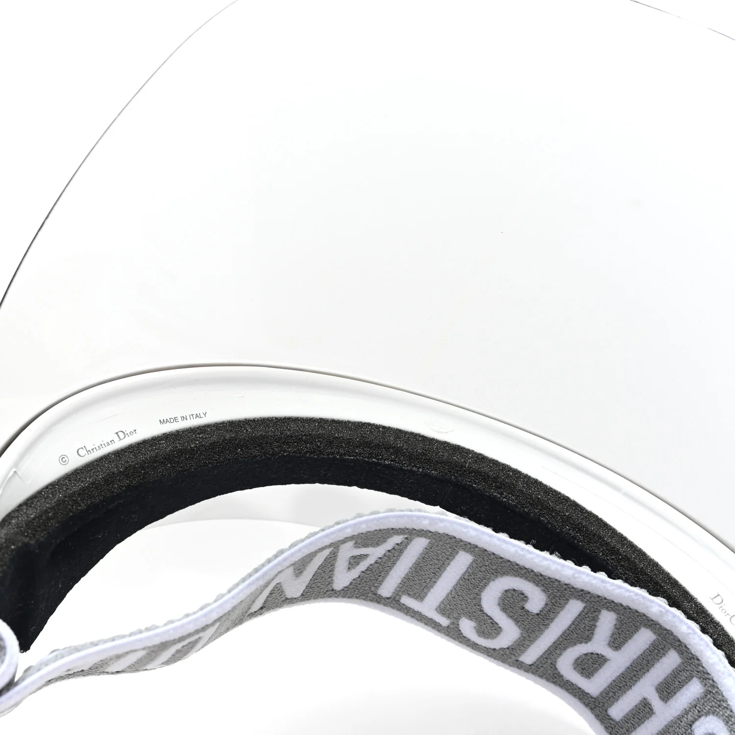 Mirrored DiorClub1 Sun Visor Grey - Image 7