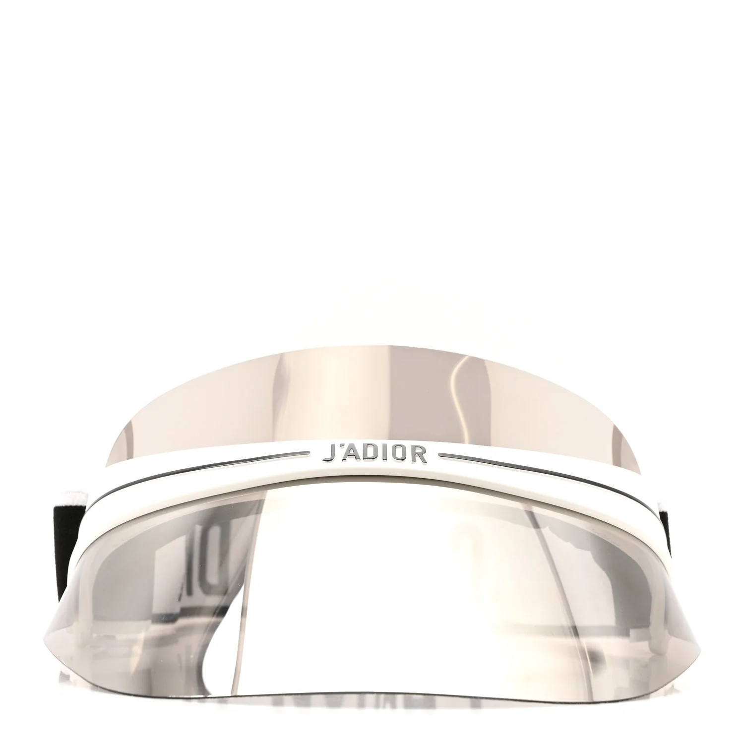Mirrored DiorClub1 Sun Visor Silver - Image 3