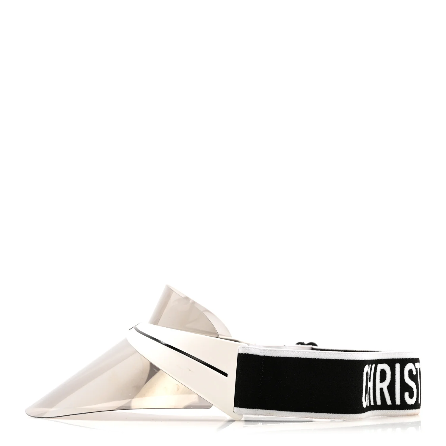 Mirrored DiorClub1 Sun Visor Silver - Image 4