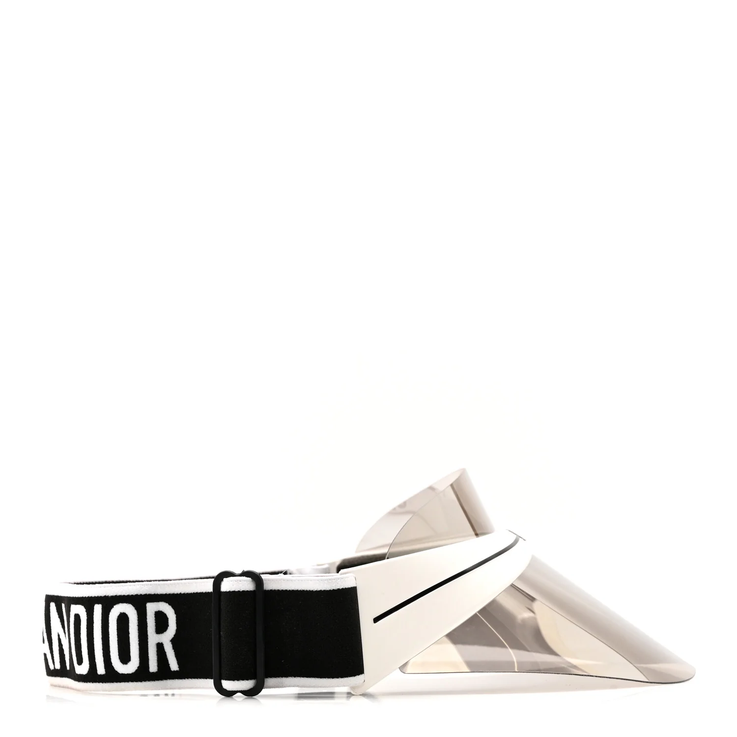 Mirrored DiorClub1 Sun Visor Silver - Image 6