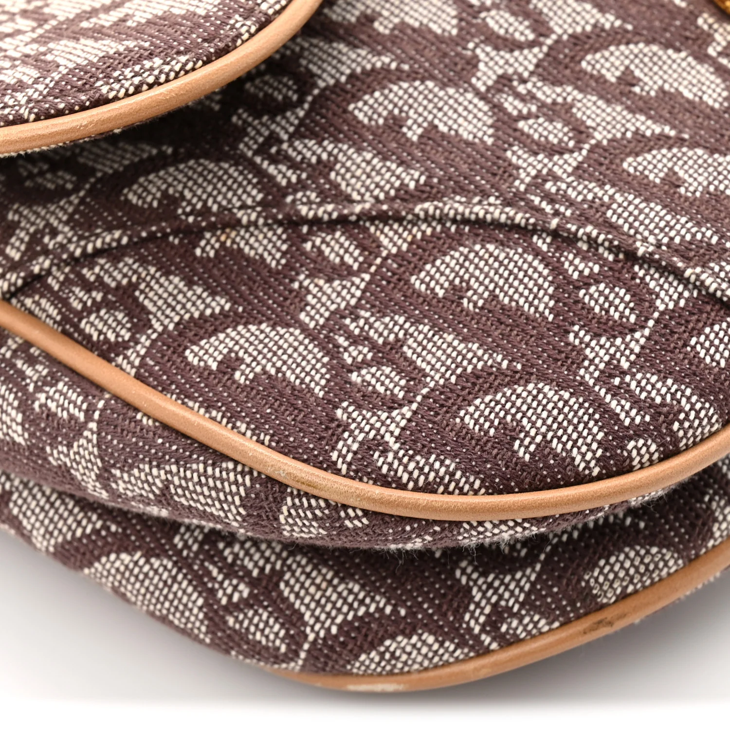Monogram Double Saddle Bag Brown - Image 14