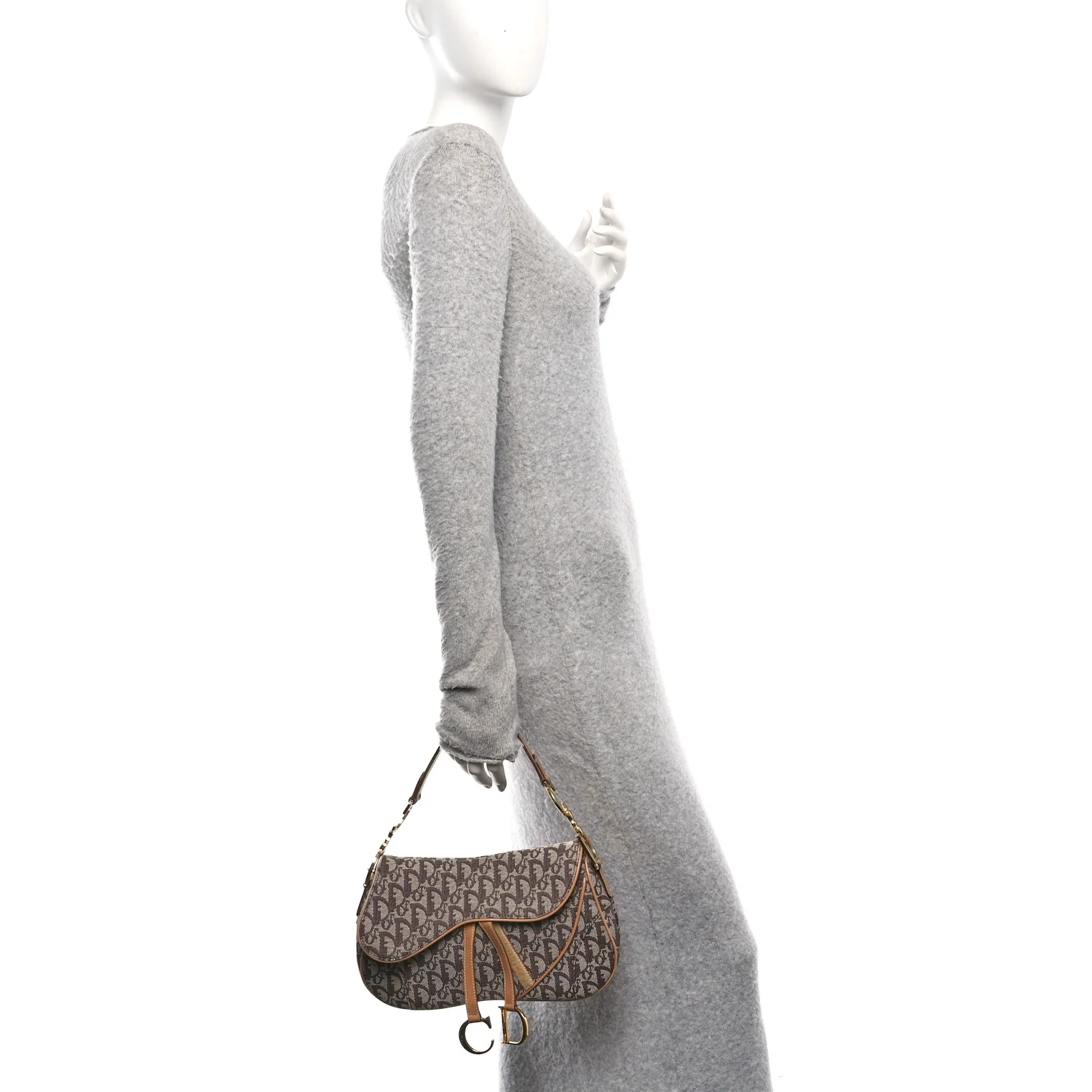 Monogram Double Saddle Bag Brown - Image 2