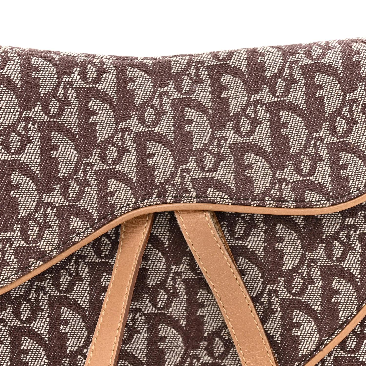 Monogram Double Saddle Bag Brown - Image 8