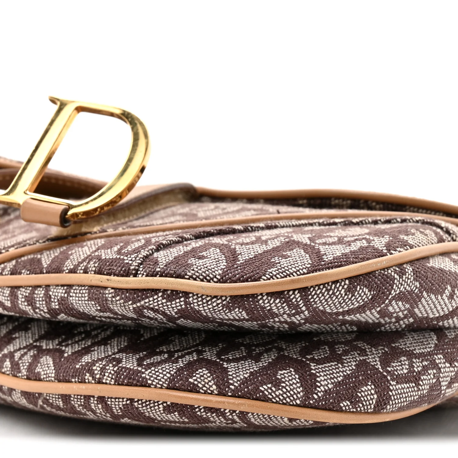 Monogram Double Saddle Bag Brown - Image 9