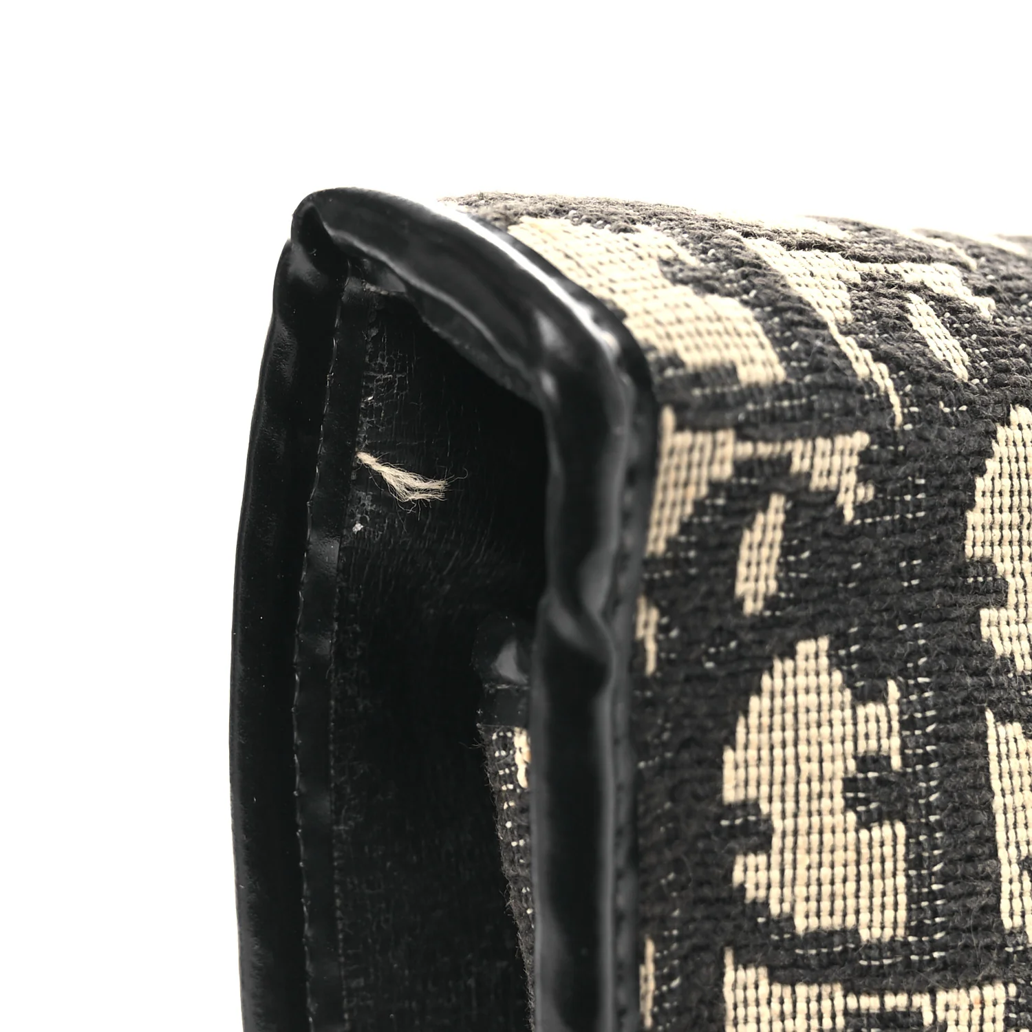Monogram Flap Clutch Beige Black - Image 13
