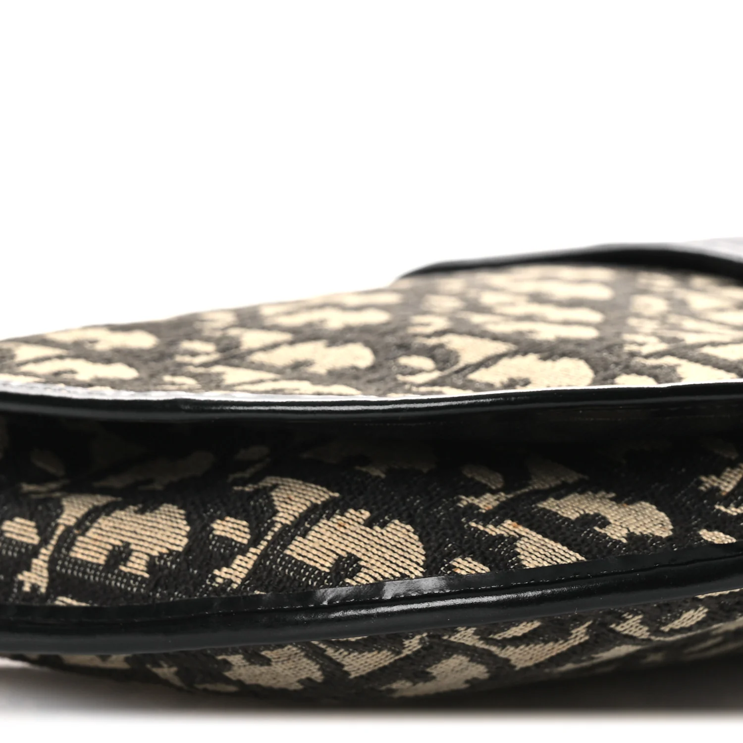 Monogram Flap Clutch Beige Black - Image 8