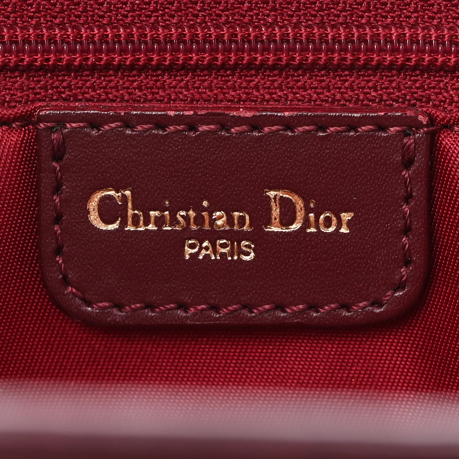 Monogram Pocket Tote Red - Image 6