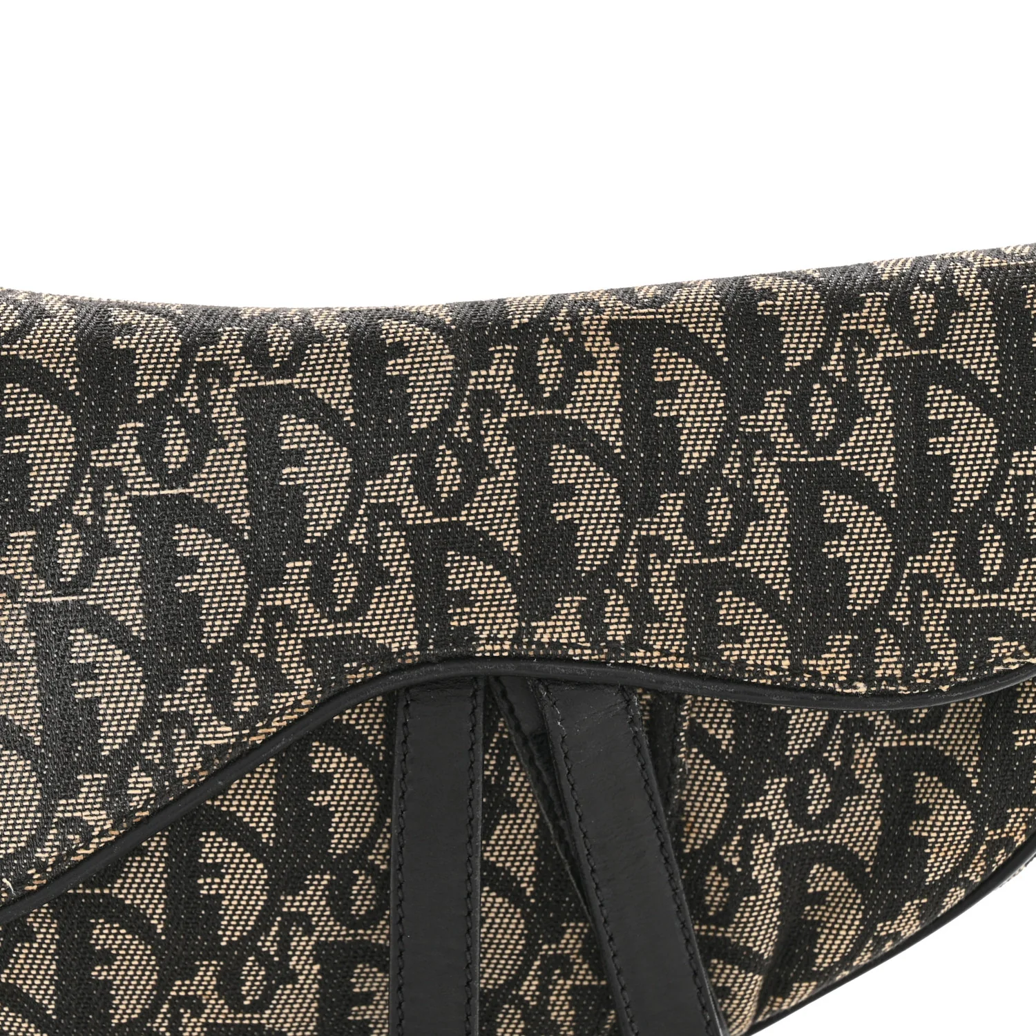 Monogram Saddle Bag Black - Image 8