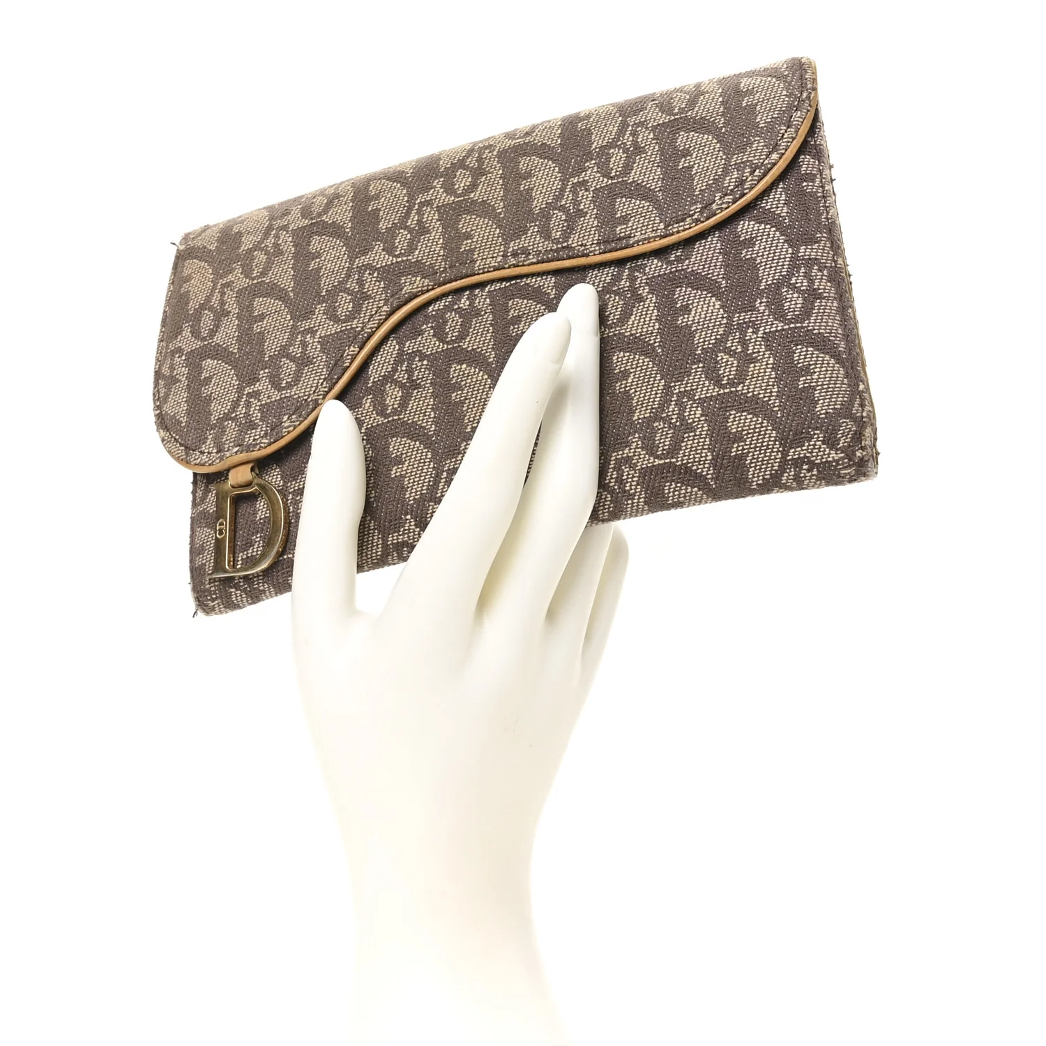 Monogram Saddle Wallet Beige - Image 2