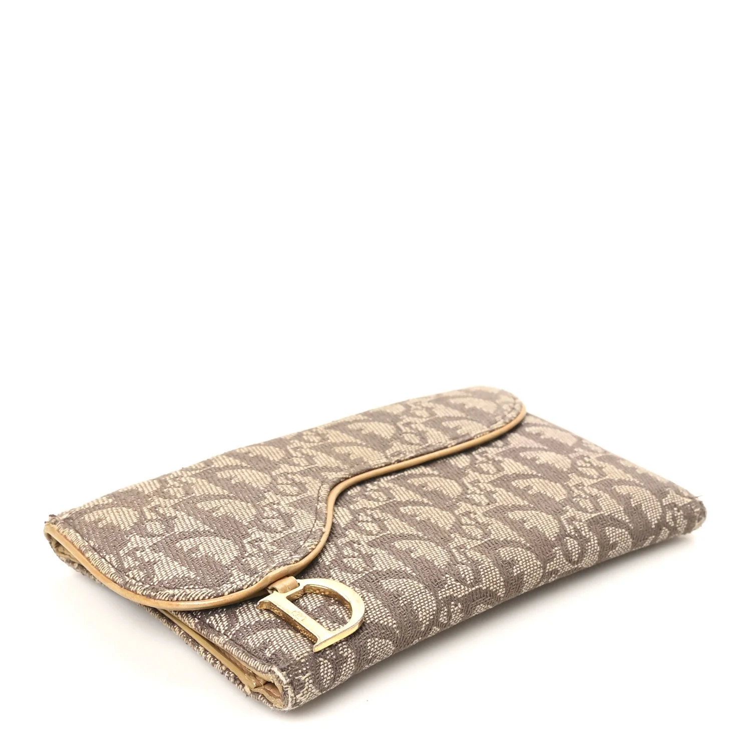 Monogram Saddle Wallet Beige - Image 4