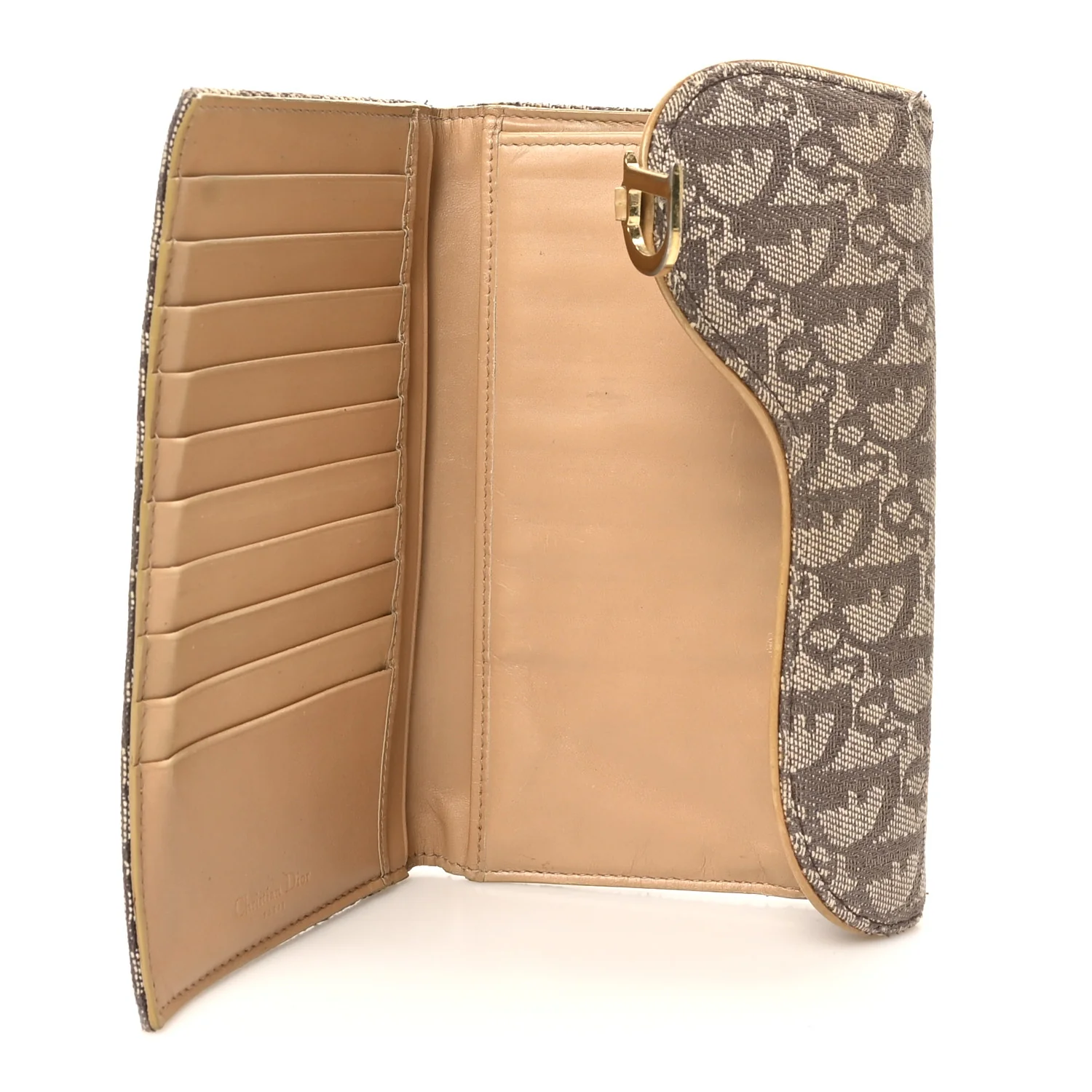 Monogram Saddle Wallet Beige - Image 5