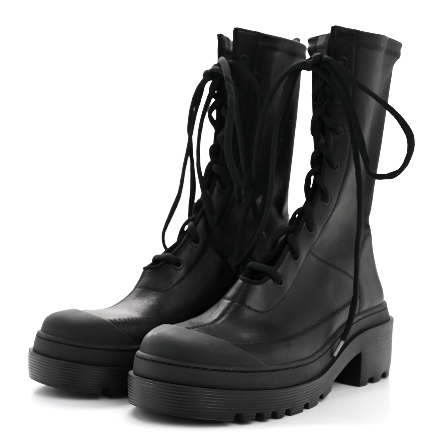 Nappa Stretch Dior Arcade Boots 38 Black - Image 4