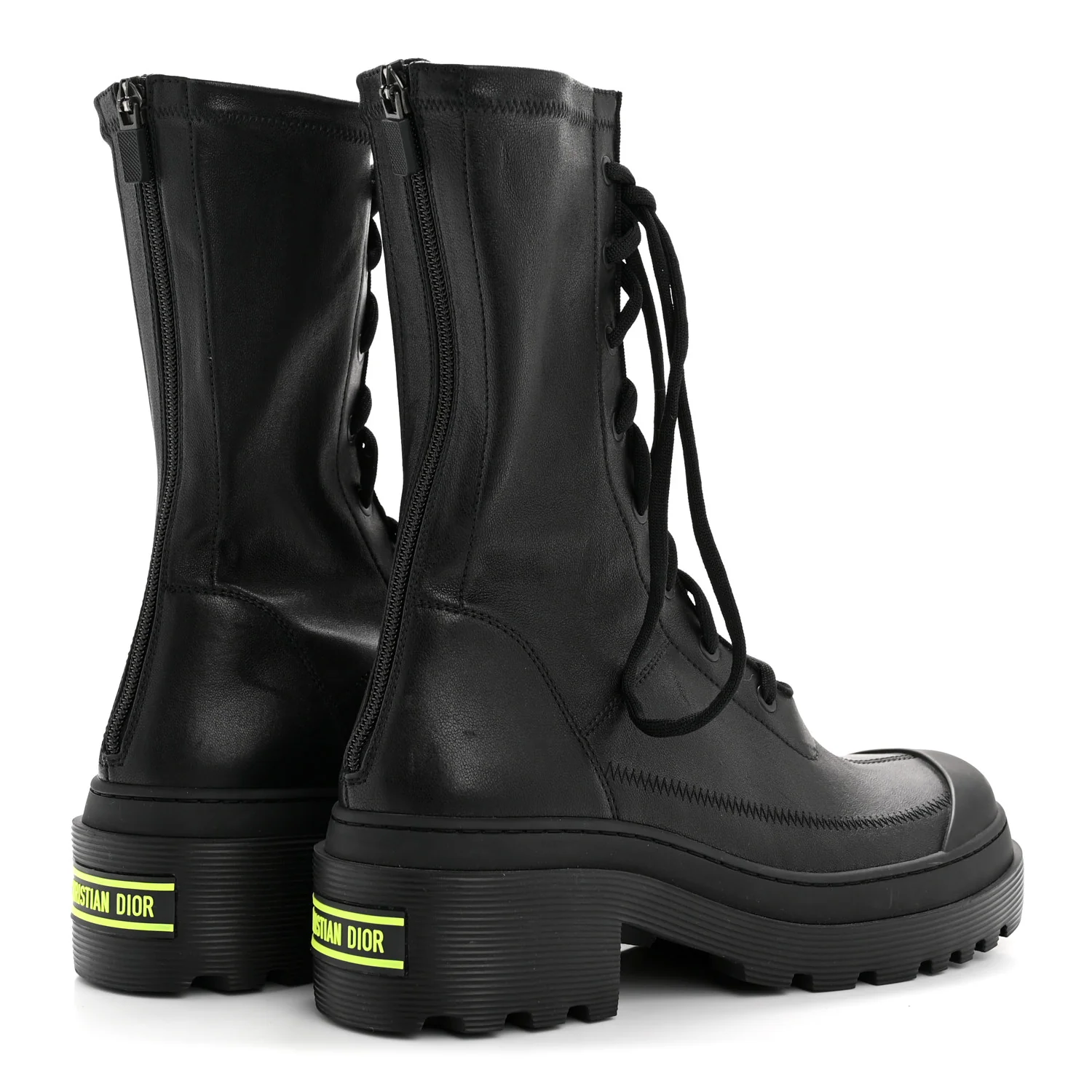 Nappa Stretch Dior Arcade Boots 38 Black - Image 5