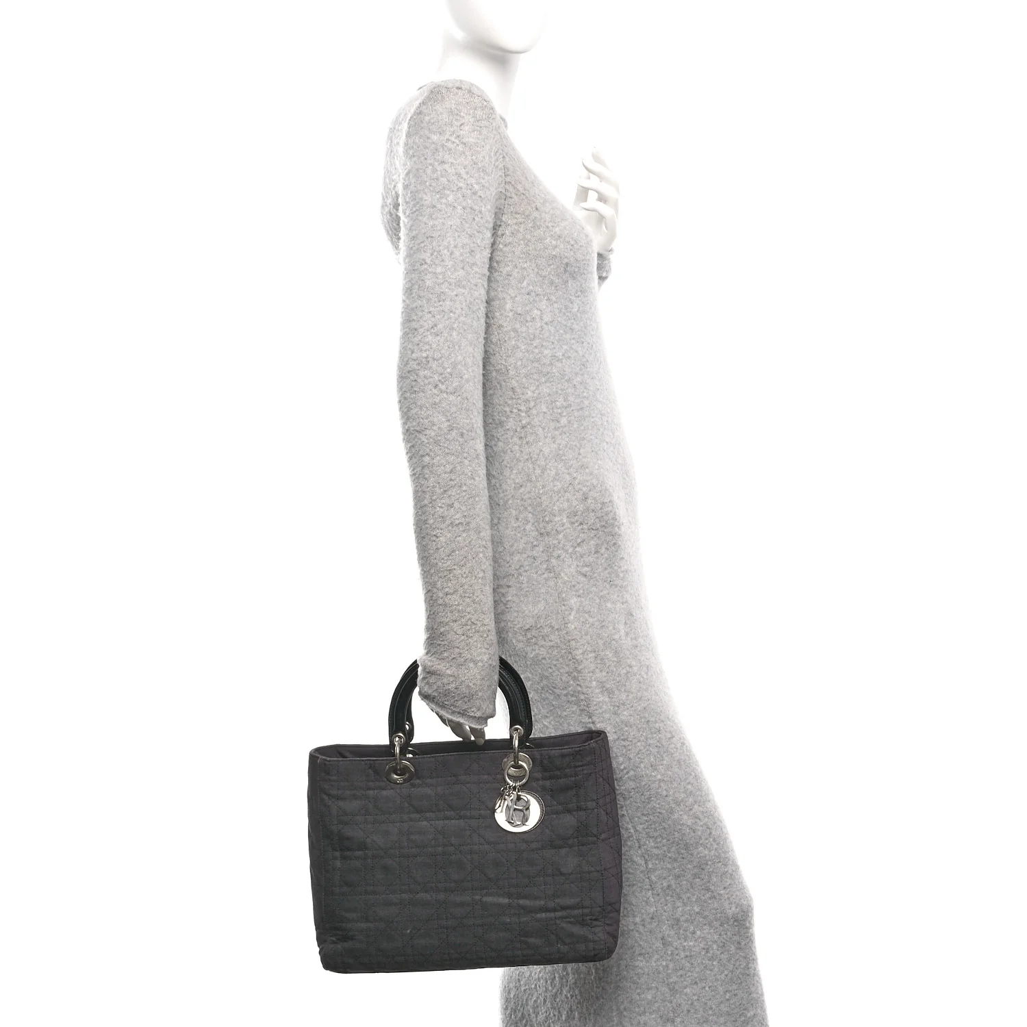 Nylon Cannage Large Lady Dior - Image 2