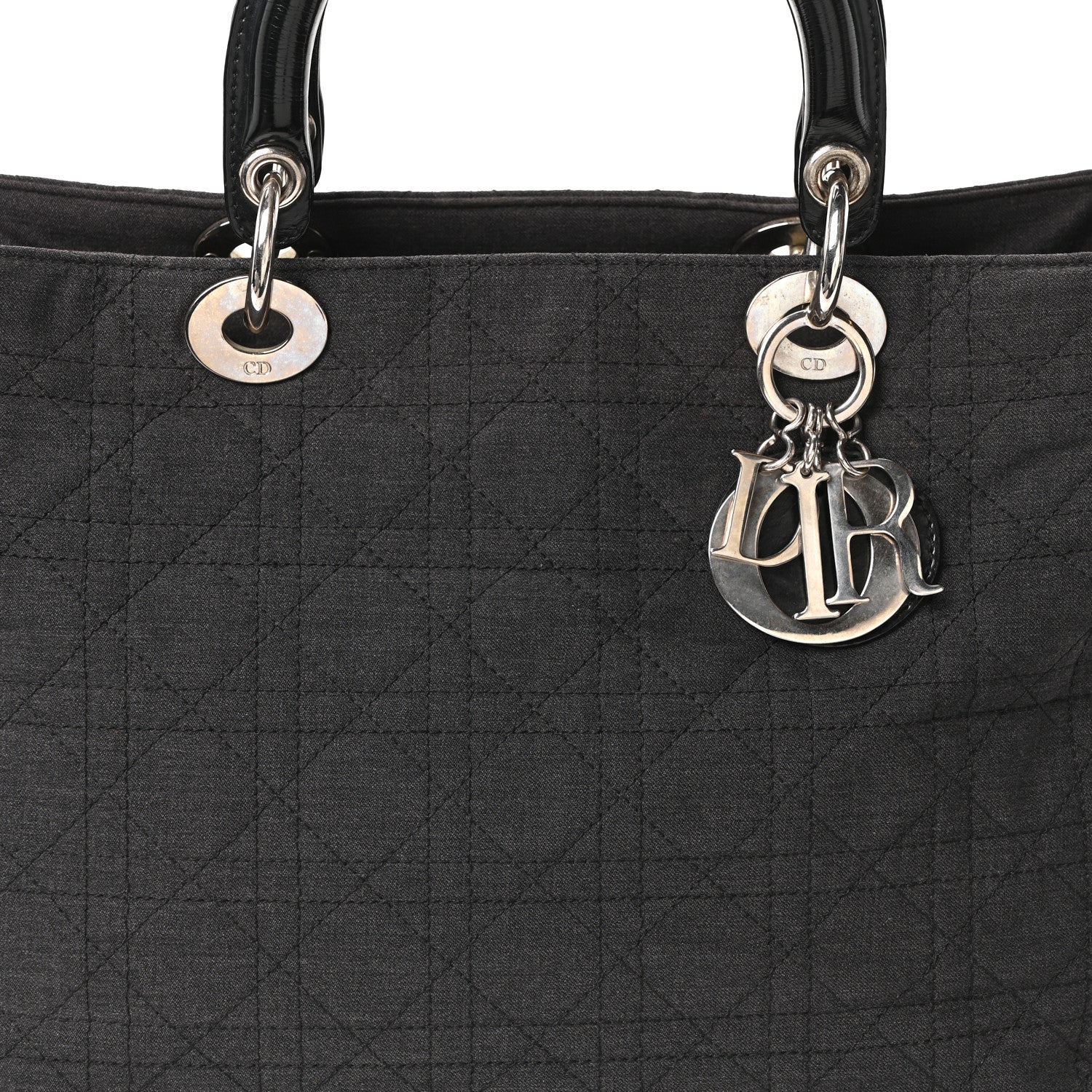 Nylon Cannage Large Lady Dior - Image 8