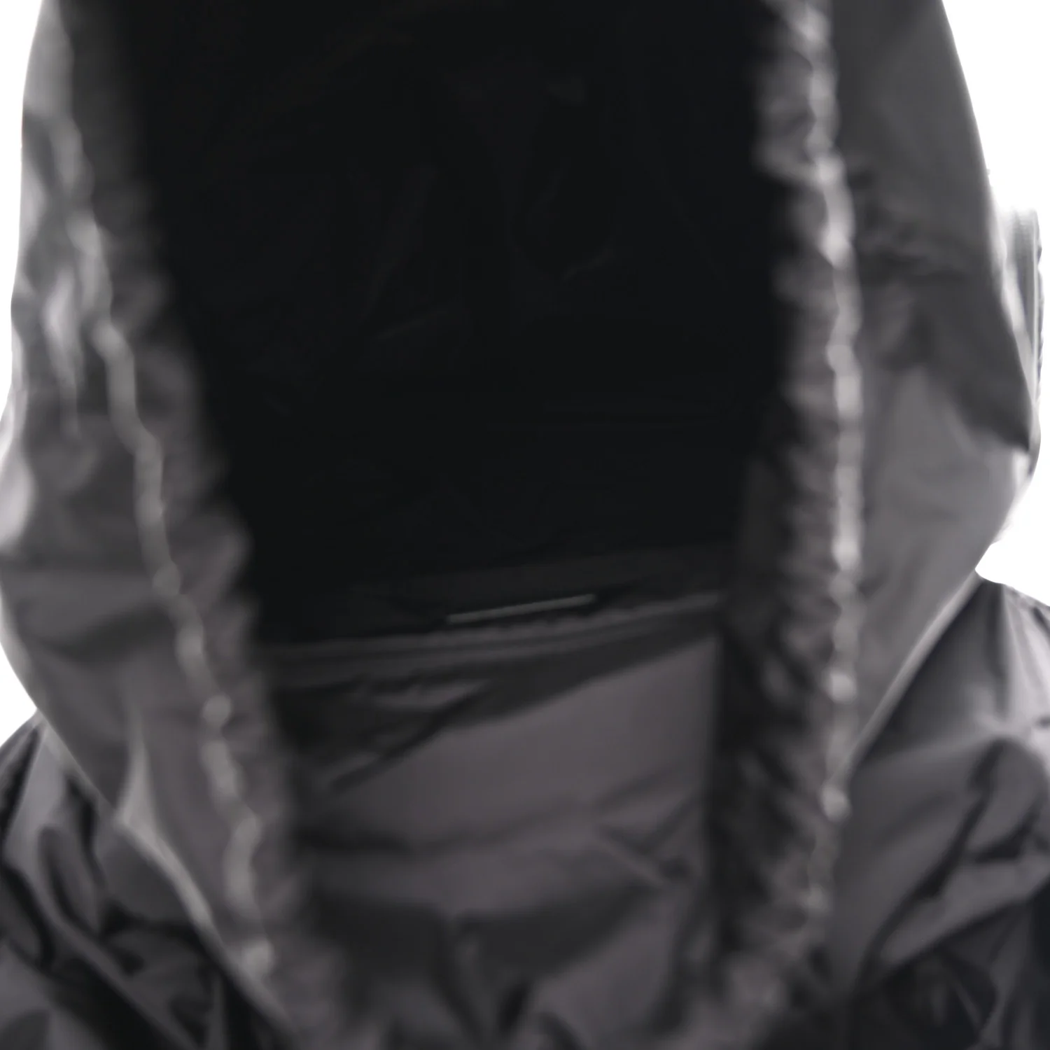 Nylon Saddle Backpack Black - Image 5