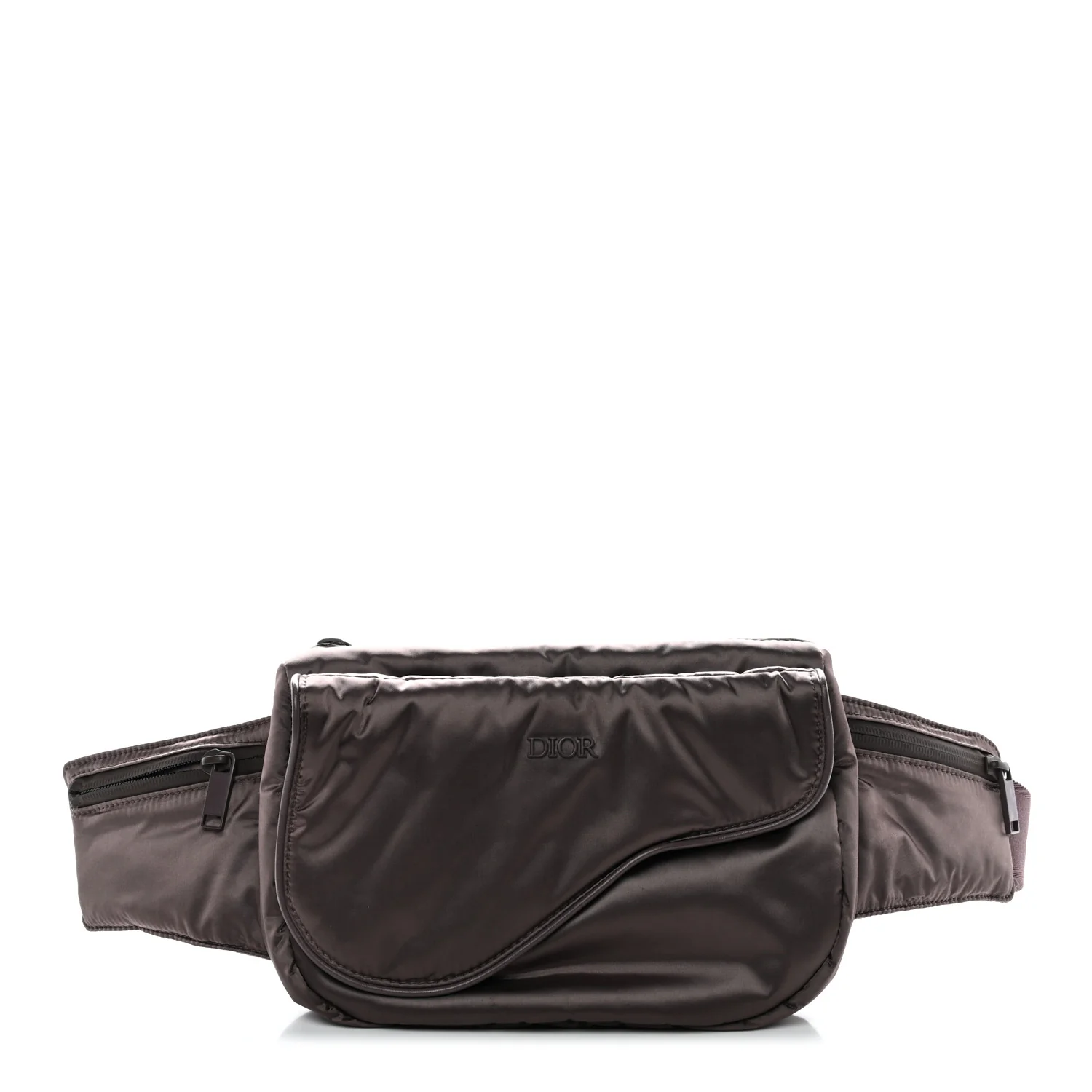 Nylon Saddle Belt Bag Bordeaux