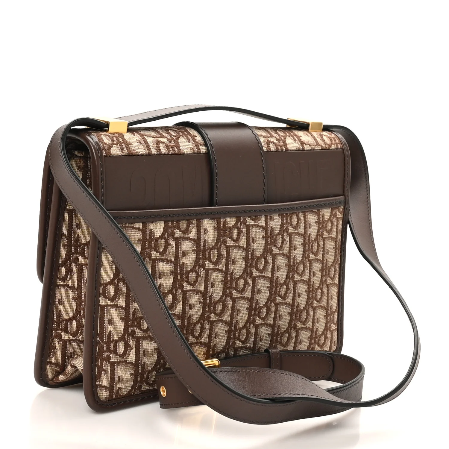Oblique 30 Montaigne Flap Bag Brown - Image 3