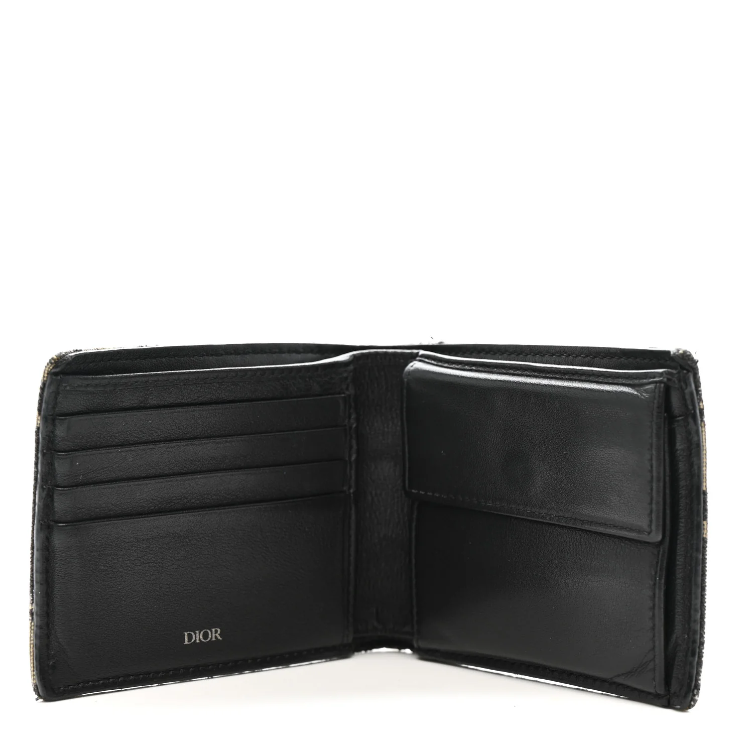 Oblique Bi-Fold Wallet Blue - Image 5