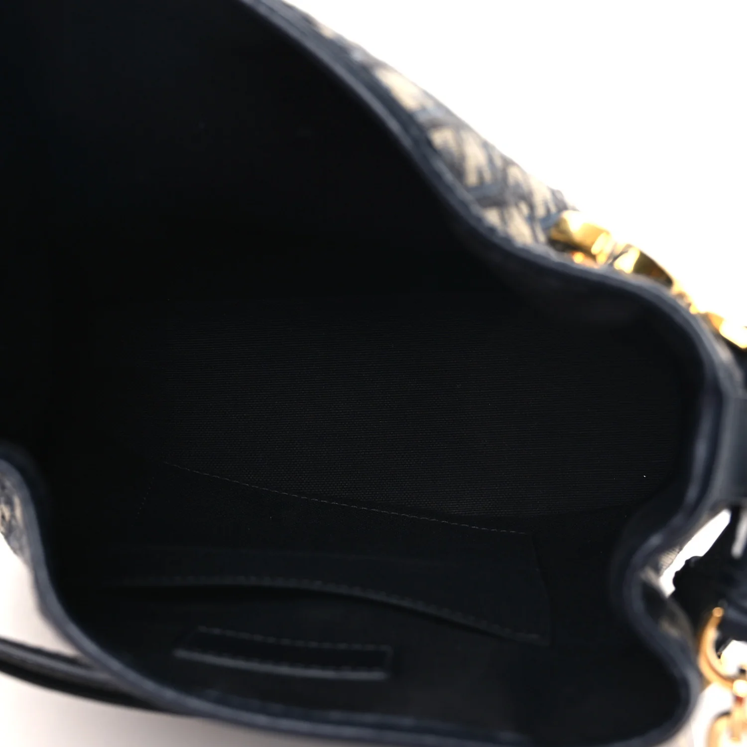 Oblique Calfskin Medium C'est Dior Bucket Bag Blue - Image 5