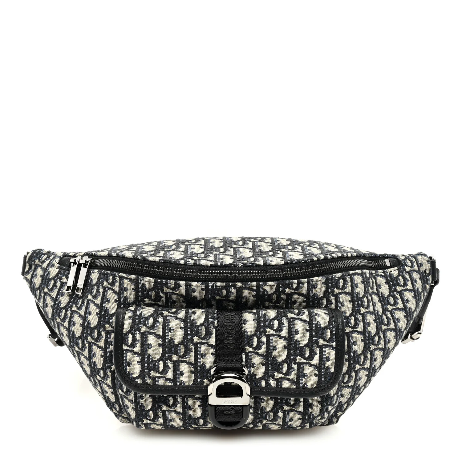 Oblique Dior 8 Belt Bag Beige Black