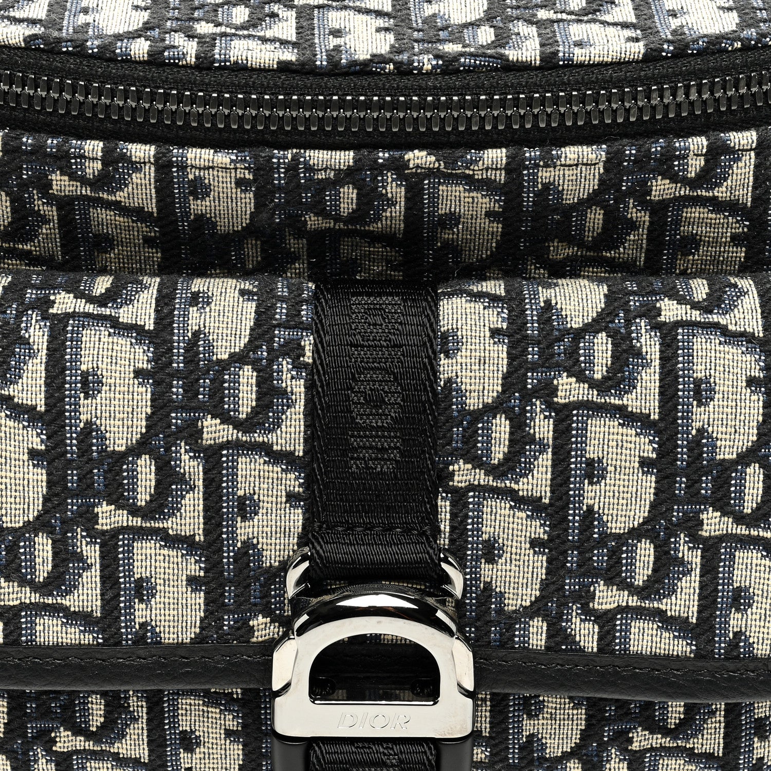 Oblique Dior 8 Belt Bag Beige Black - Image 7