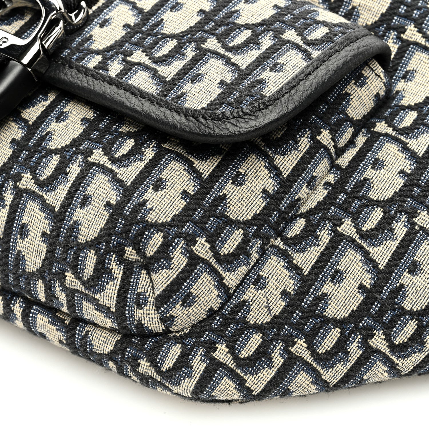 Oblique Dior 8 Belt Bag Beige Black - Image 9