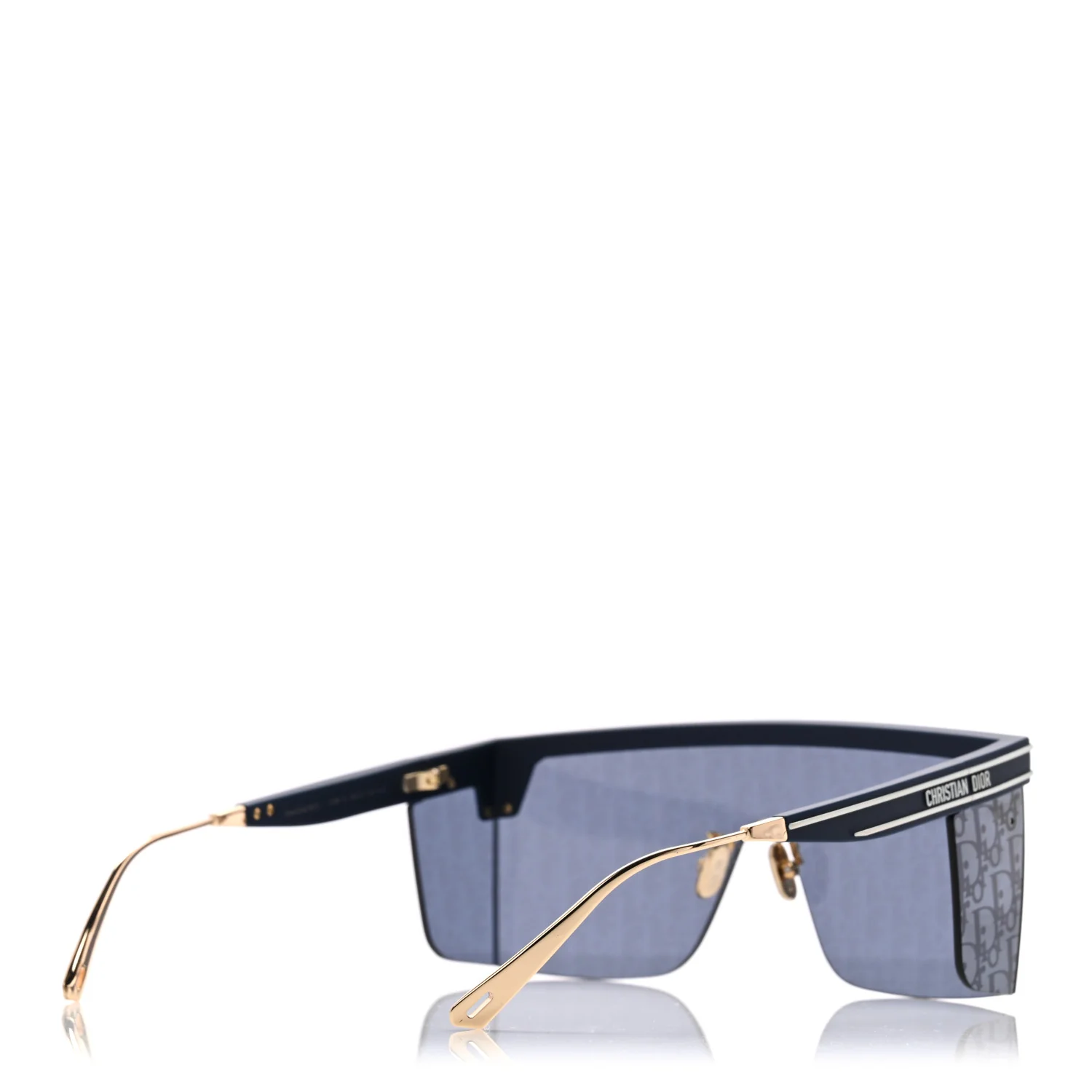 Oblique Diorclub M1U Mask Sunglasses Blue - Image 5