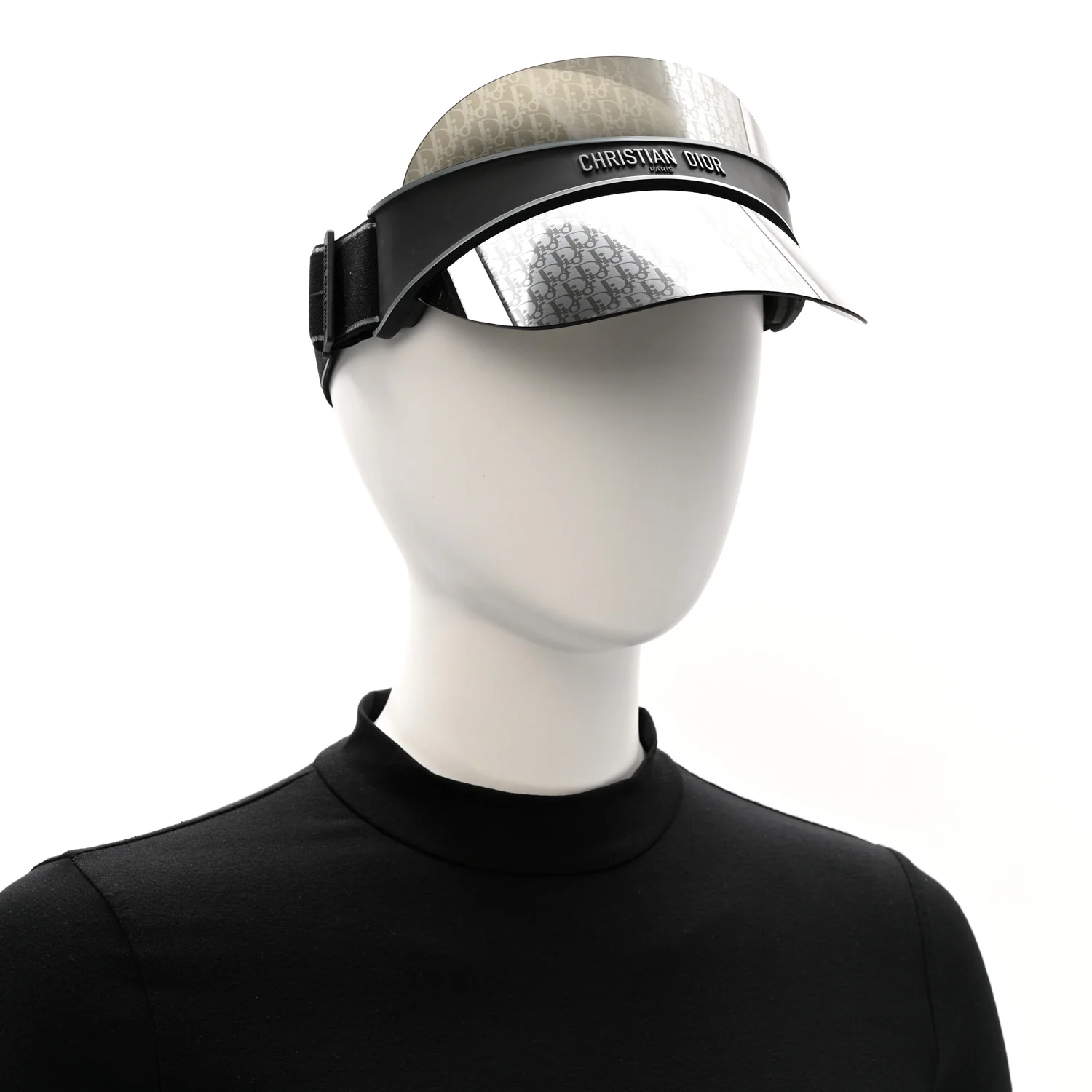 Oblique DiorClub V1U Sun Visor Black - Image 2