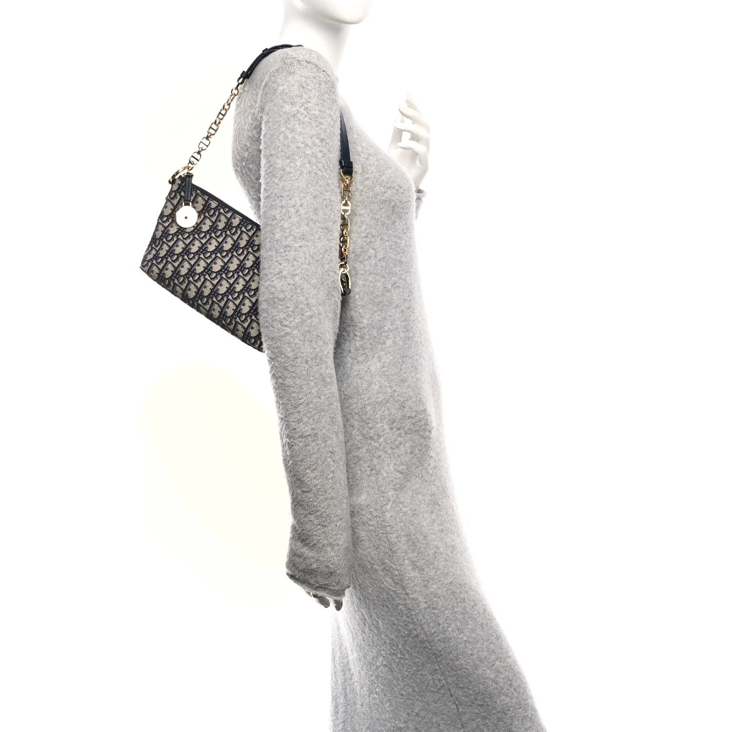 Oblique DiorStar Hobo Bag Blue - Image 2
