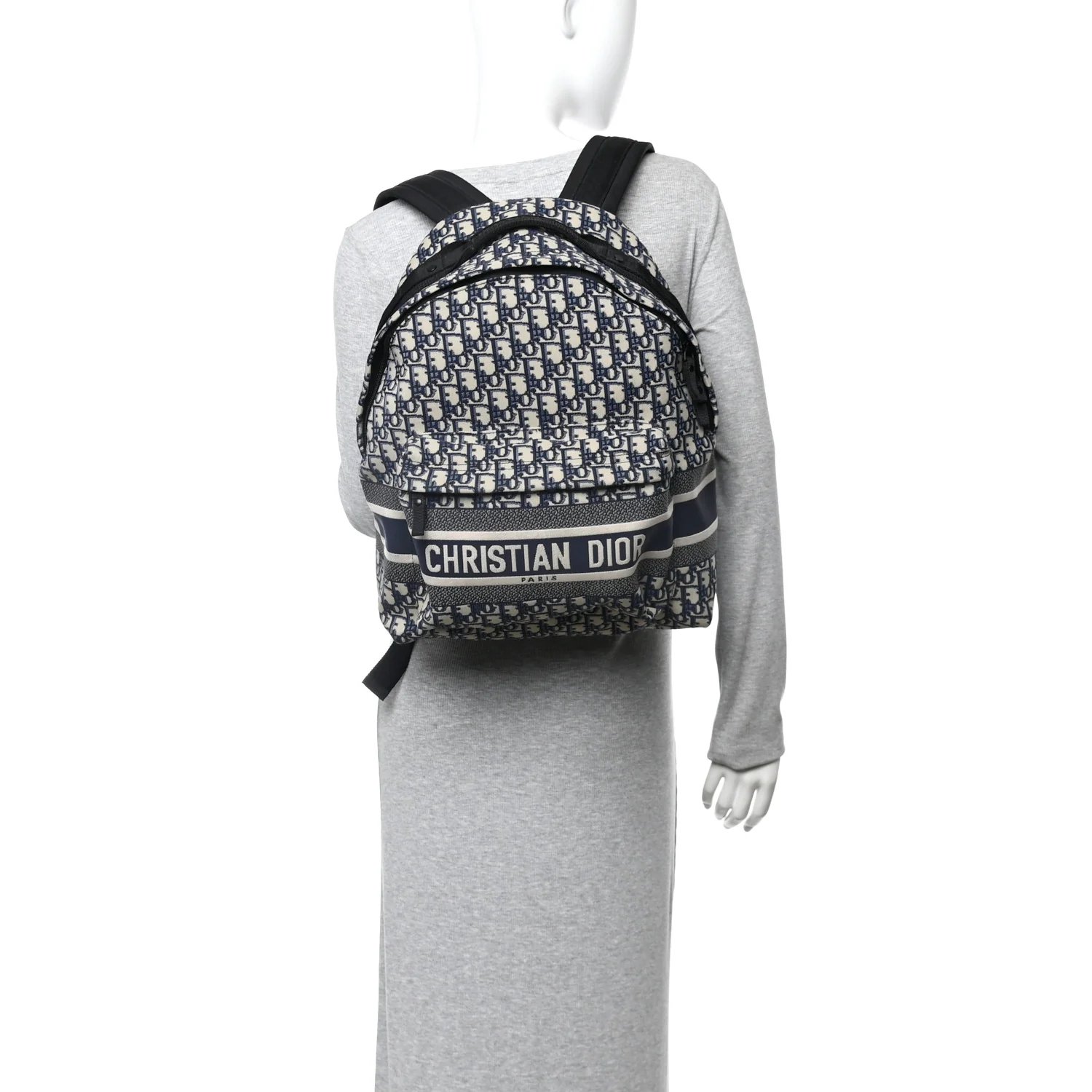Oblique Diortravel Backpack Blue - Image 2