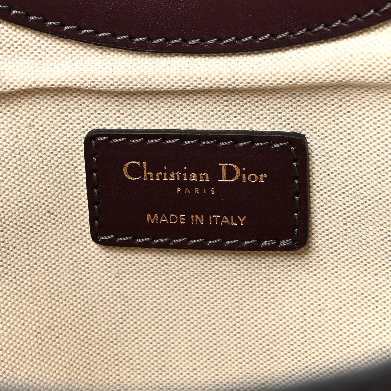Oblique Fold Over Clutch Burgundy - Image 6