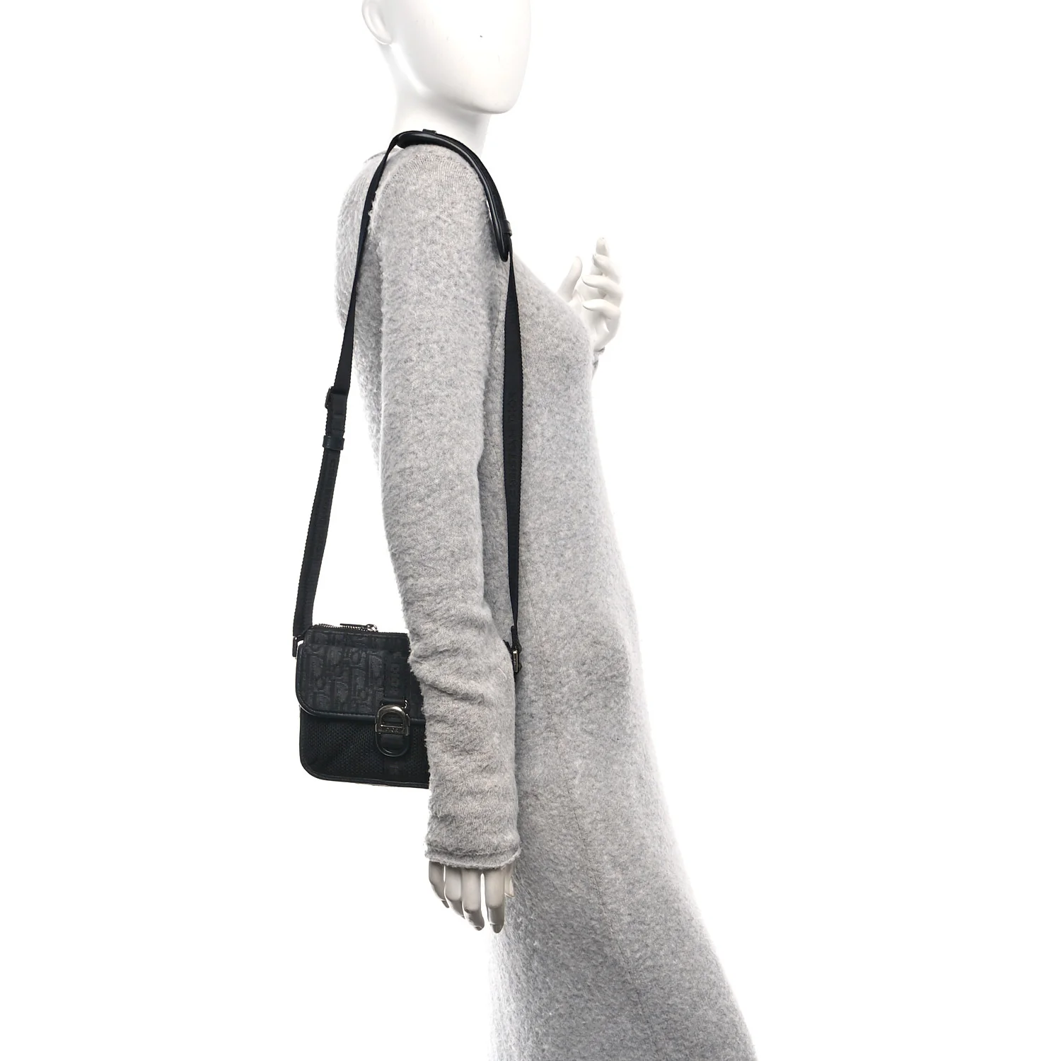 Oblique Jacquard Dior 8 Bag With Strap Black Multicolor - Image 2