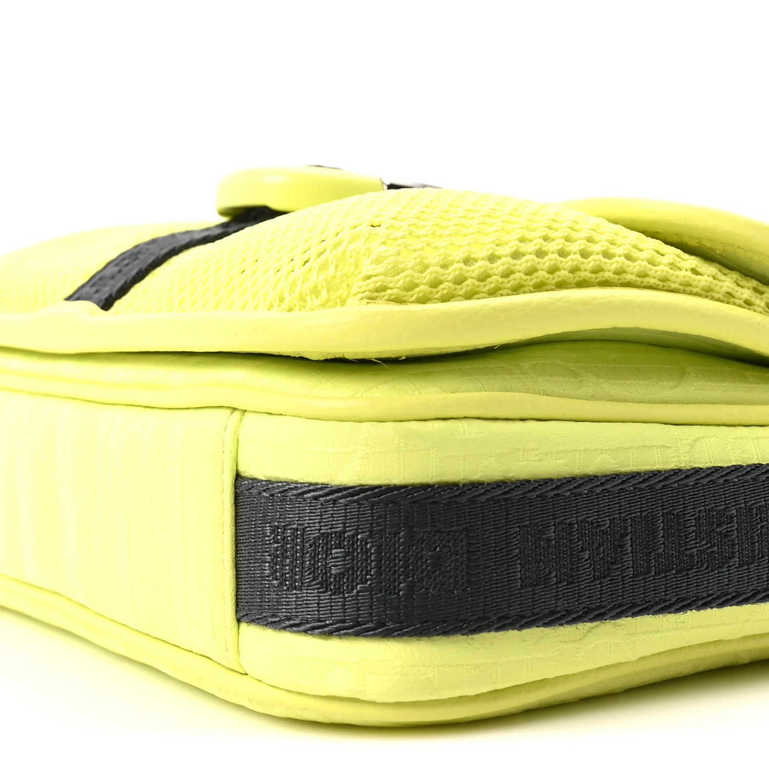 Oblique Jacquard Dior 8 Pouch With Strap Jaune - Image 10
