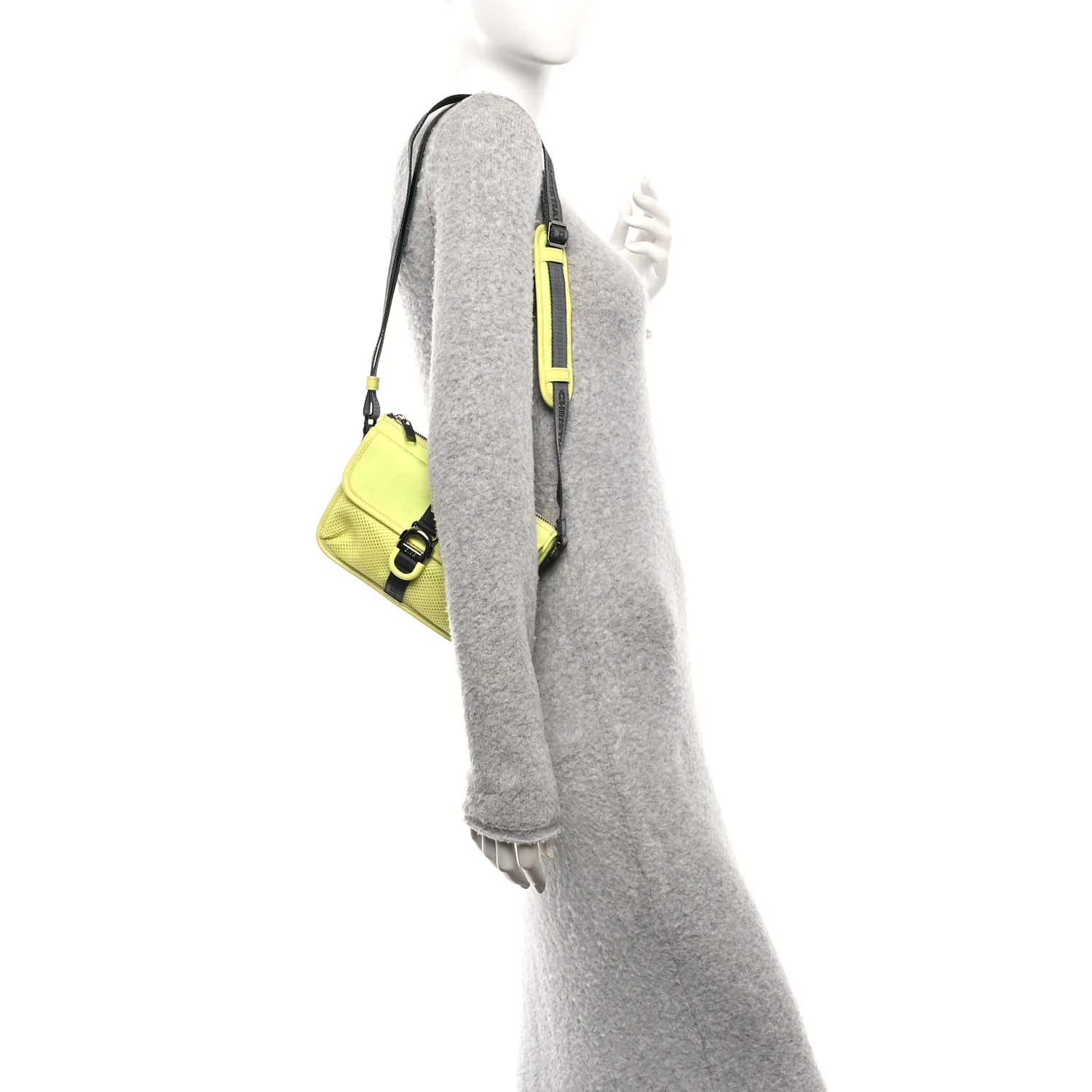 Oblique Jacquard Dior 8 Pouch With Strap Jaune - Image 2