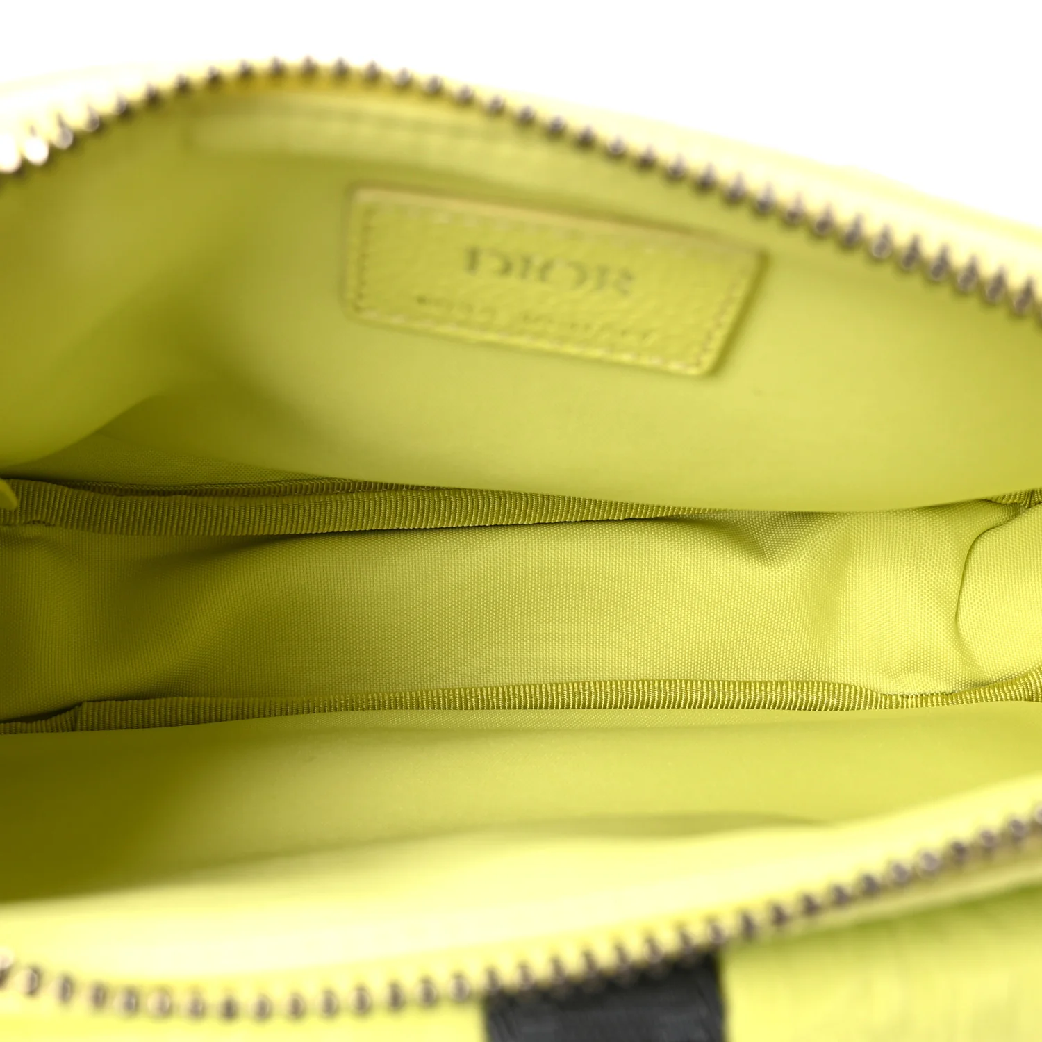 Oblique Jacquard Dior 8 Pouch With Strap Jaune - Image 5
