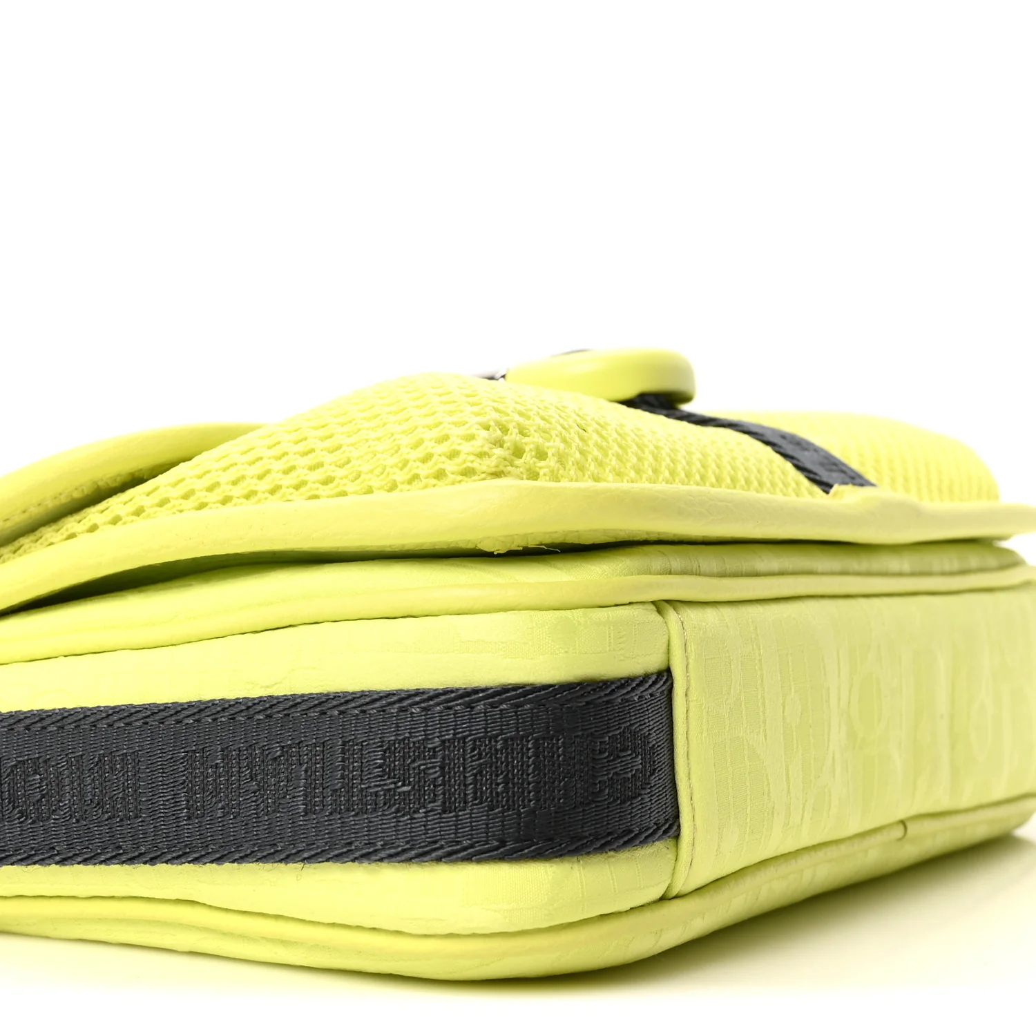 Oblique Jacquard Dior 8 Pouch With Strap Jaune - Image 9