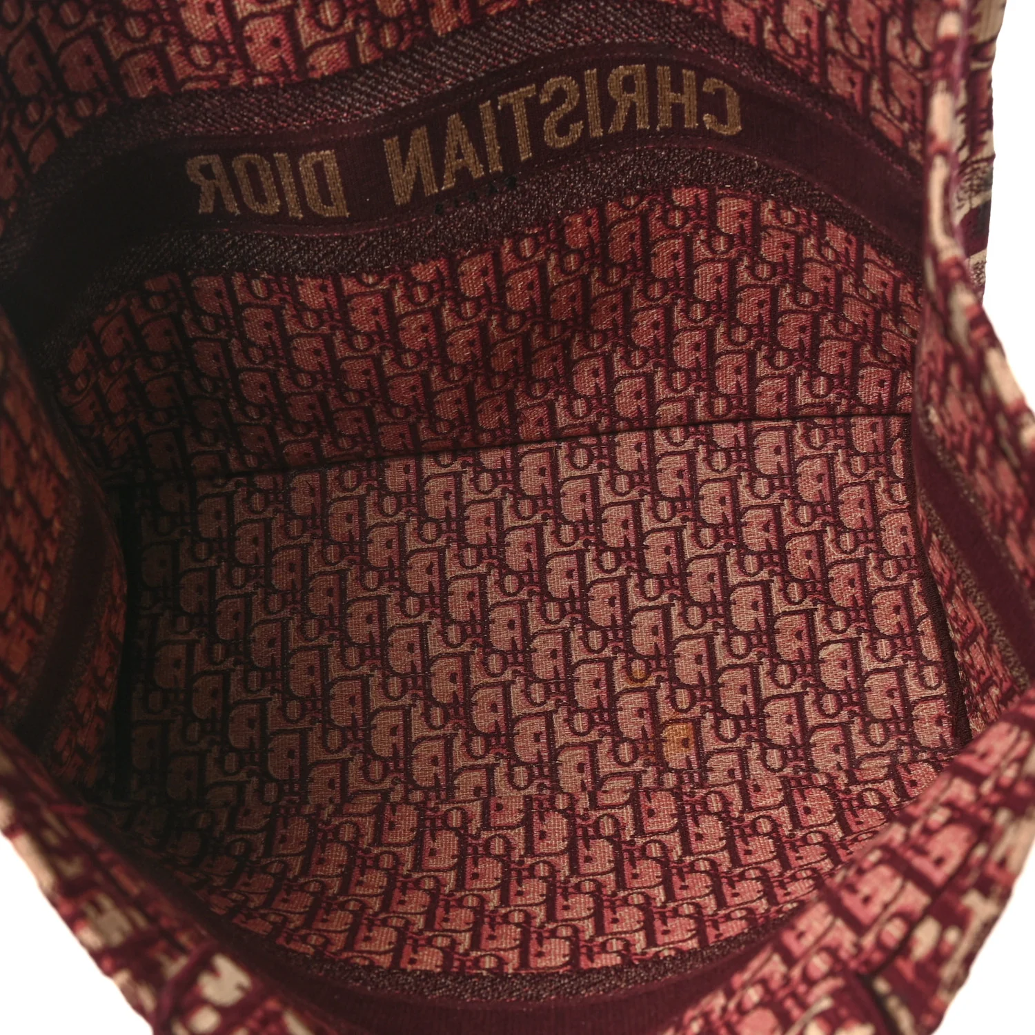 Oblique Large Book Tote Burgundy Multicolor - Image 5