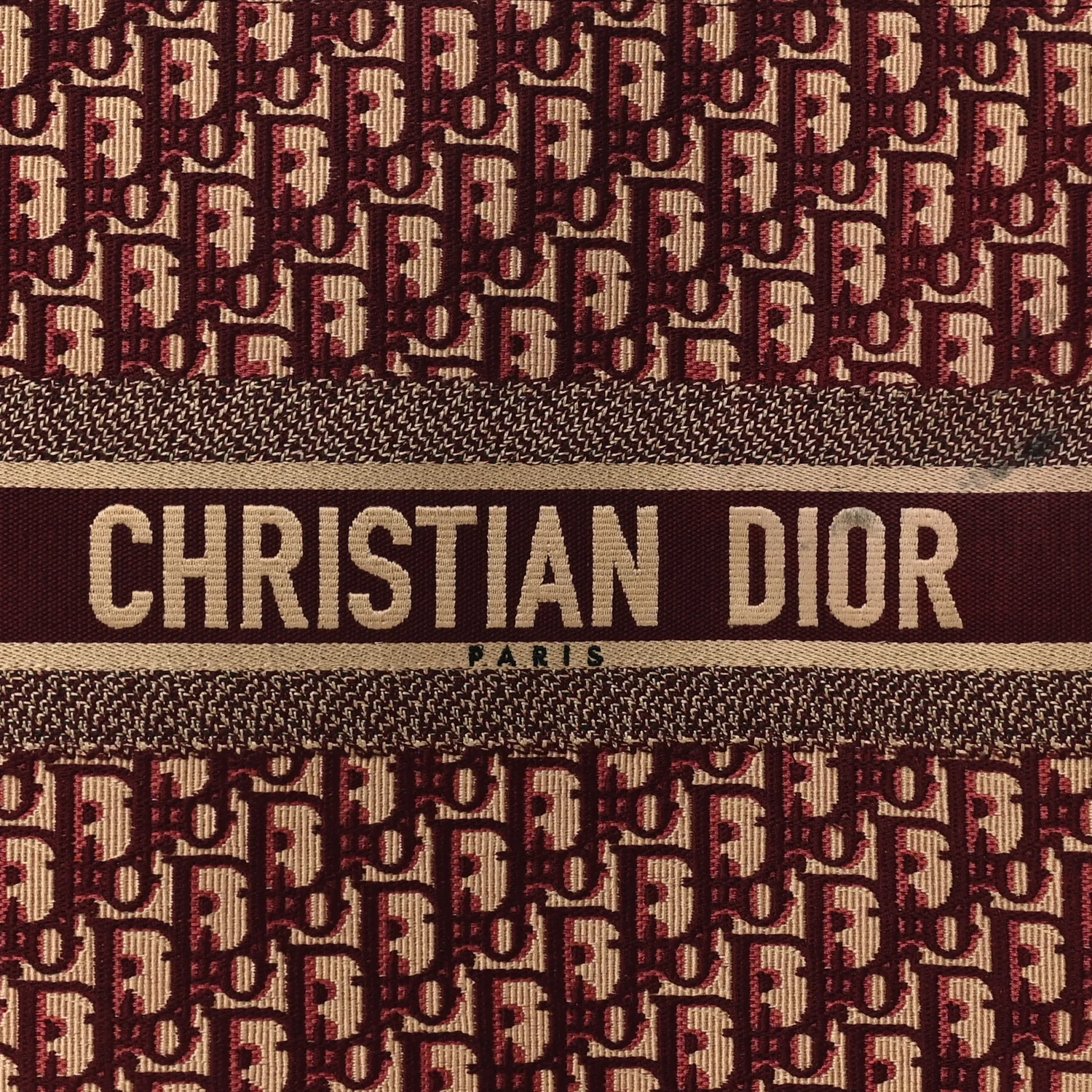 Oblique Large Book Tote Burgundy Multicolor - Image 8