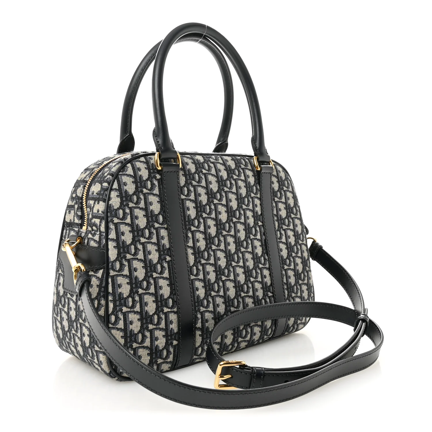 Oblique Large D-Vibe Bowling Bag Navy - Image 3