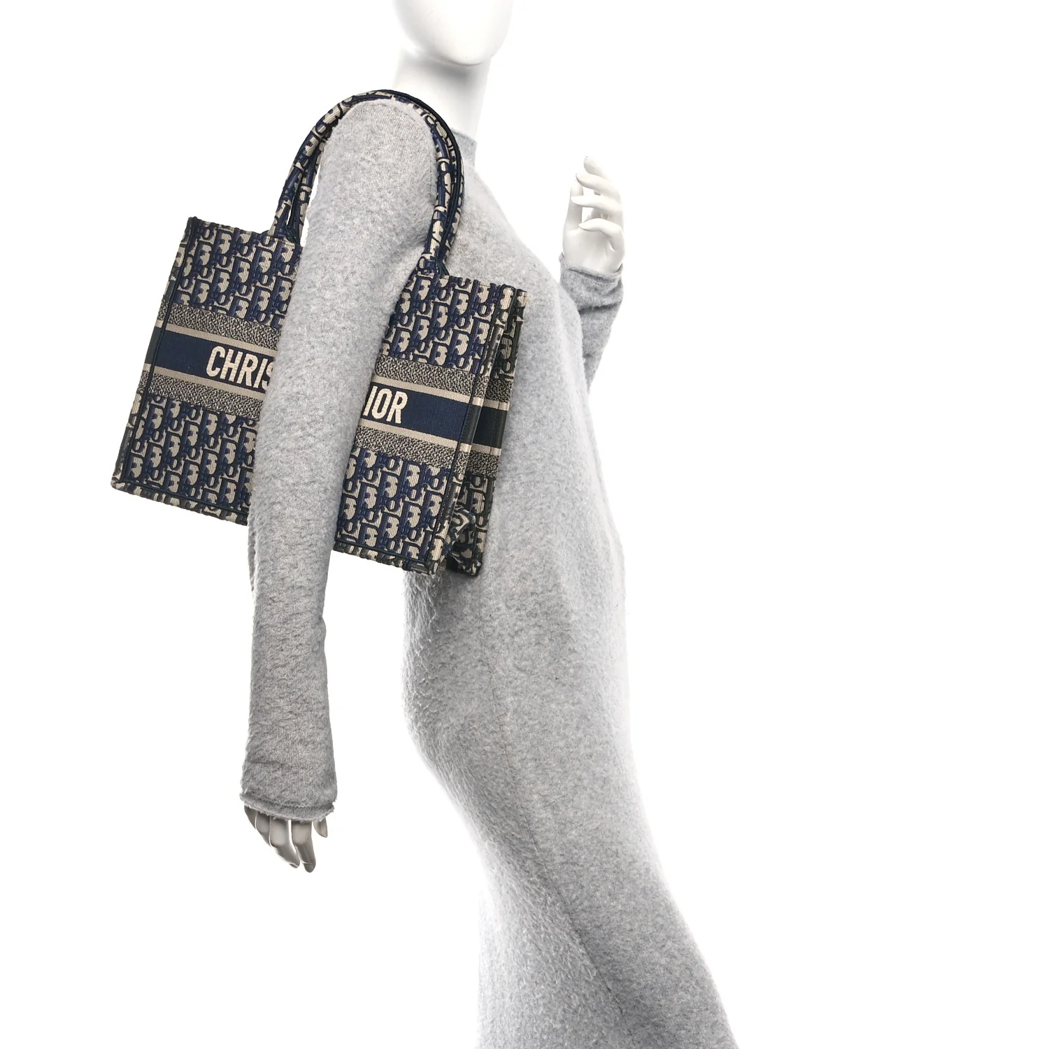 Oblique Medium Book Tote Blue Multicolor - Image 2