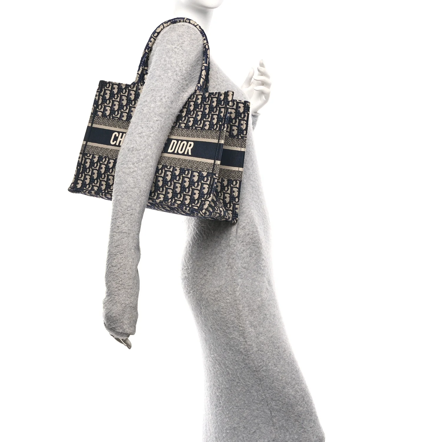 Oblique Medium Book Tote Blue Multicolor - Image 2