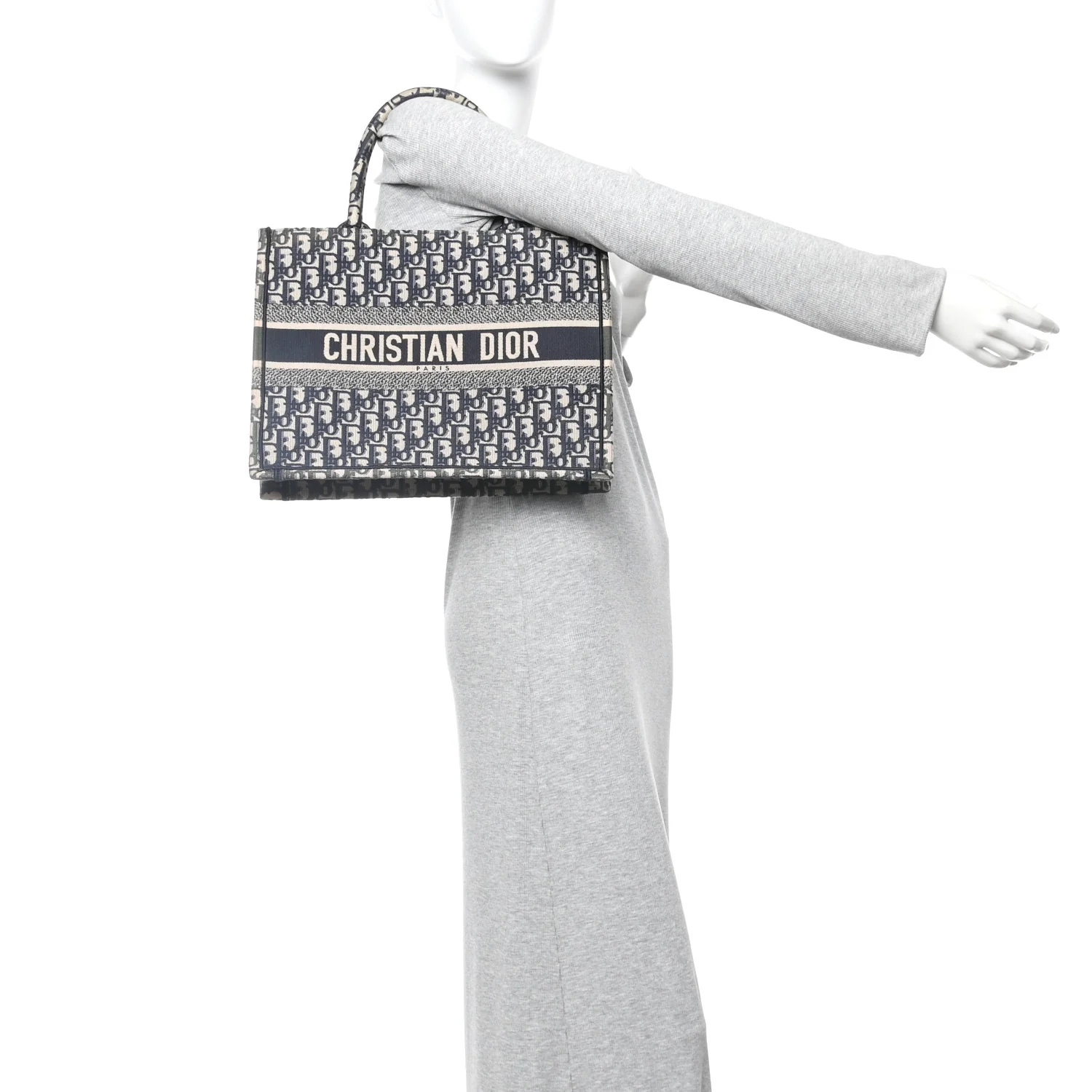 Oblique Medium Book Tote Blue Multicolor - Image 2