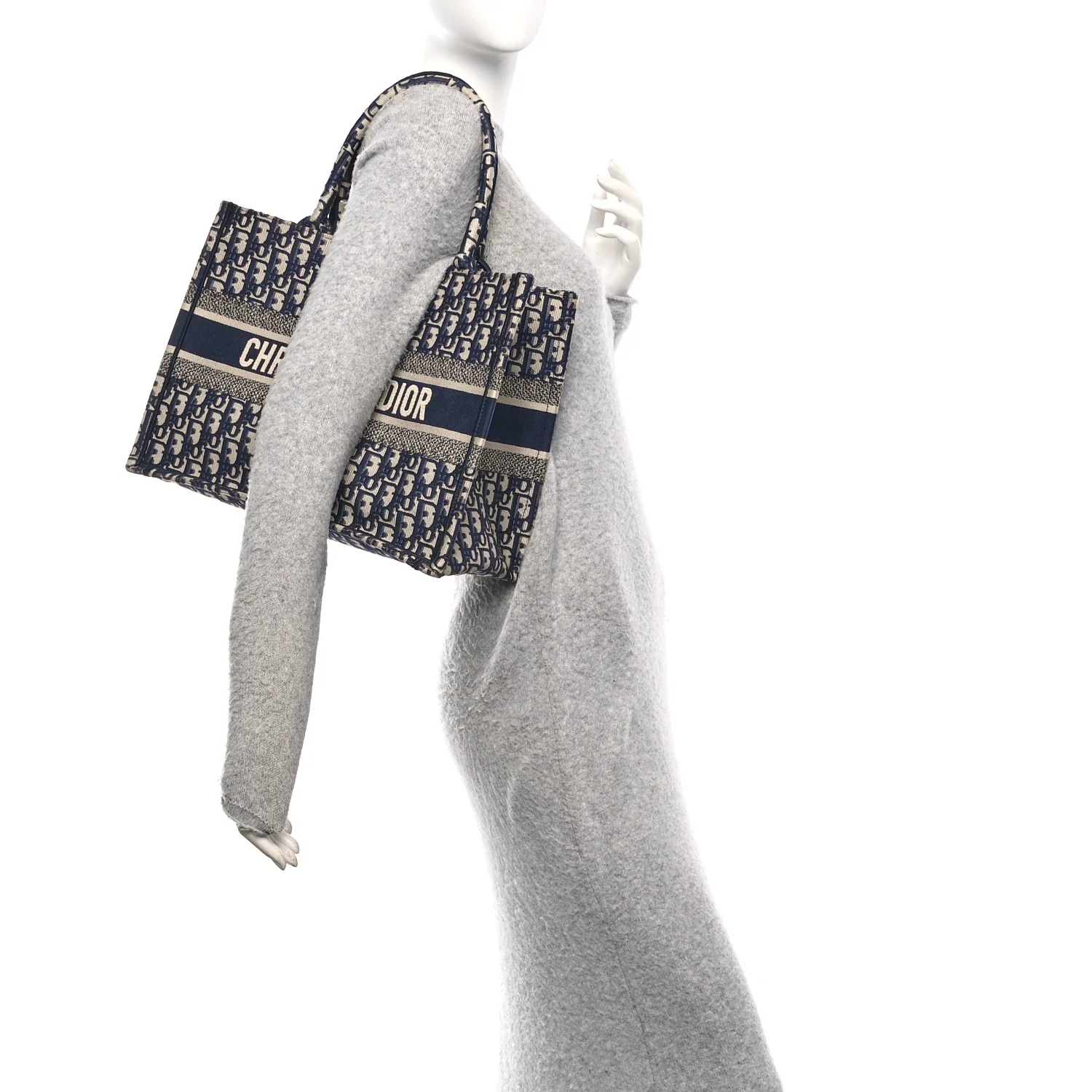 Oblique Medium Book Tote Blue Multicolor - Image 2