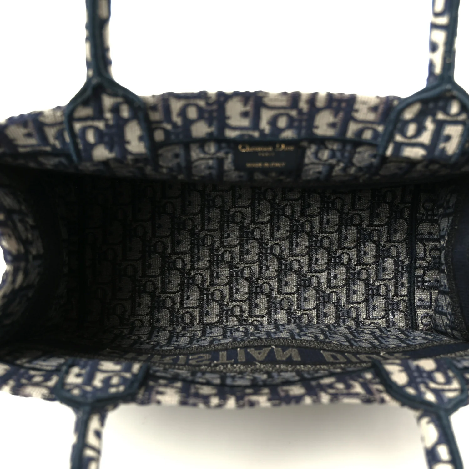 Oblique Medium Book Tote Blue Multicolor - Image 5