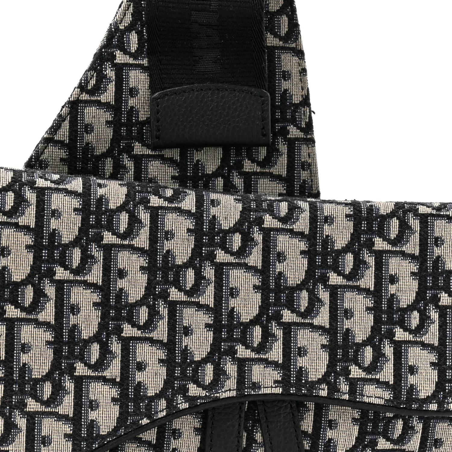 Oblique Mens Saddle Bag Blue - Image 5