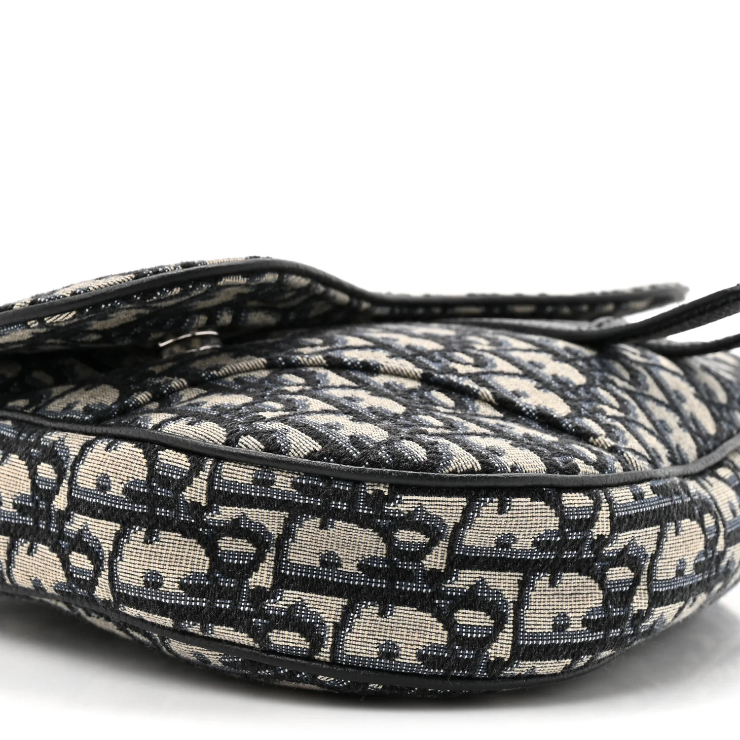 Oblique Mens Saddle Bag Blue - Image 9