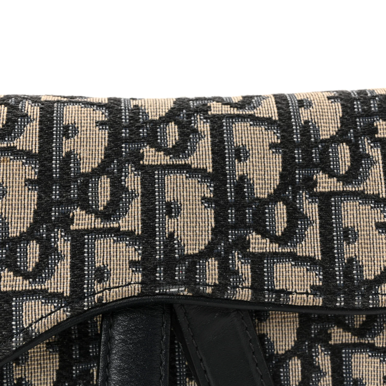 Oblique Mini Saddle Bag Blue - Image 7
