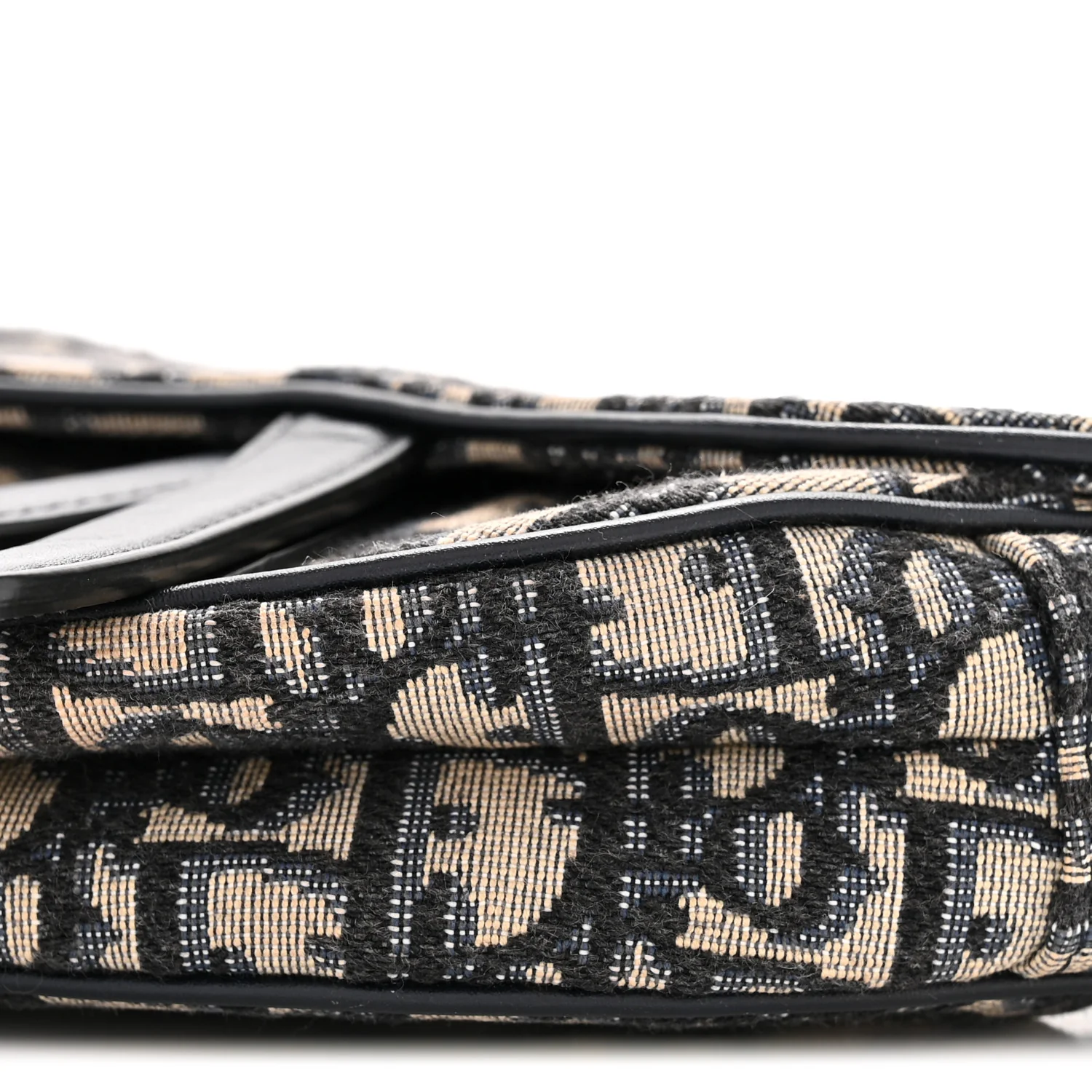 Oblique Mini Saddle Bag Blue - Image 10
