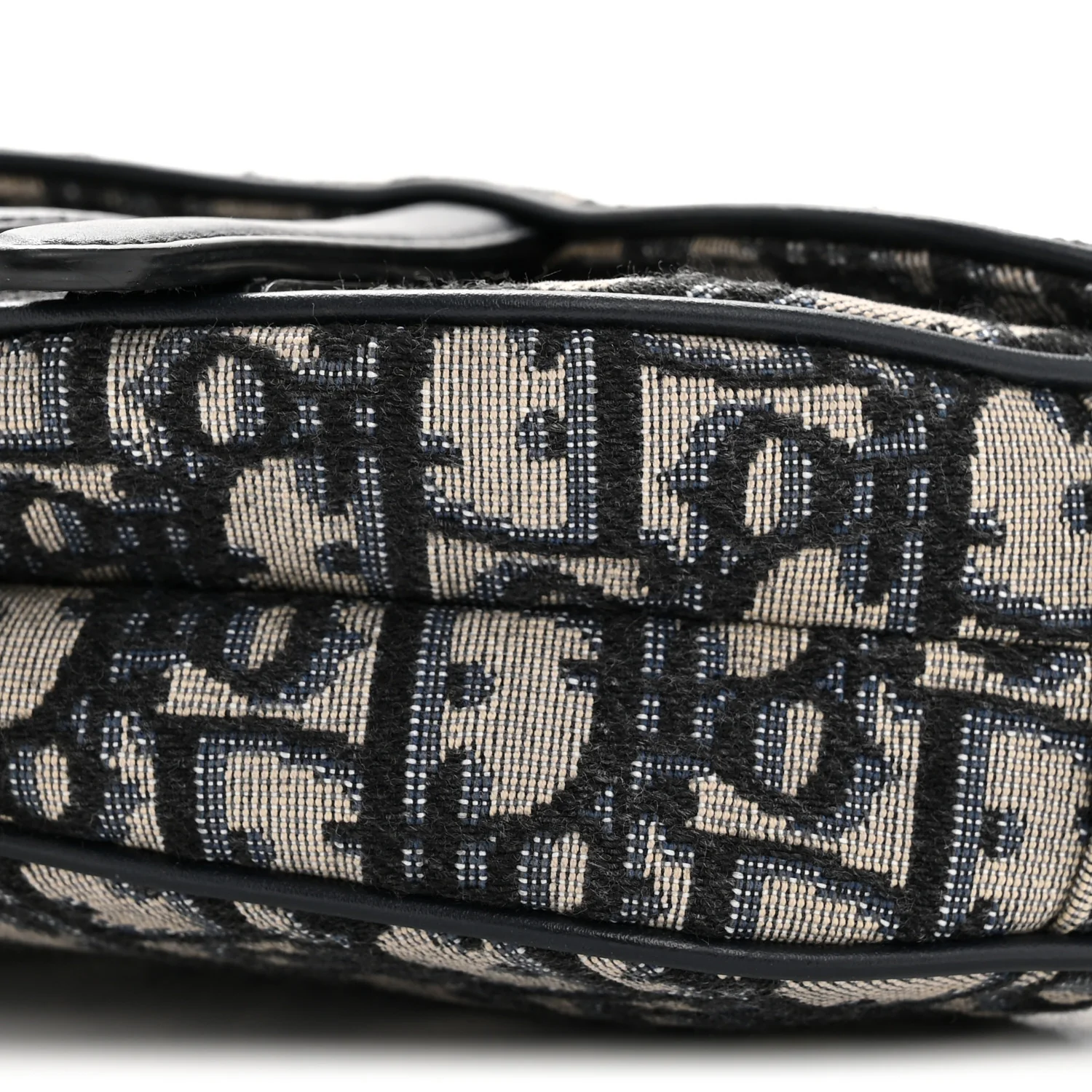 Oblique Mini Saddle Bag Blue - Image 26
